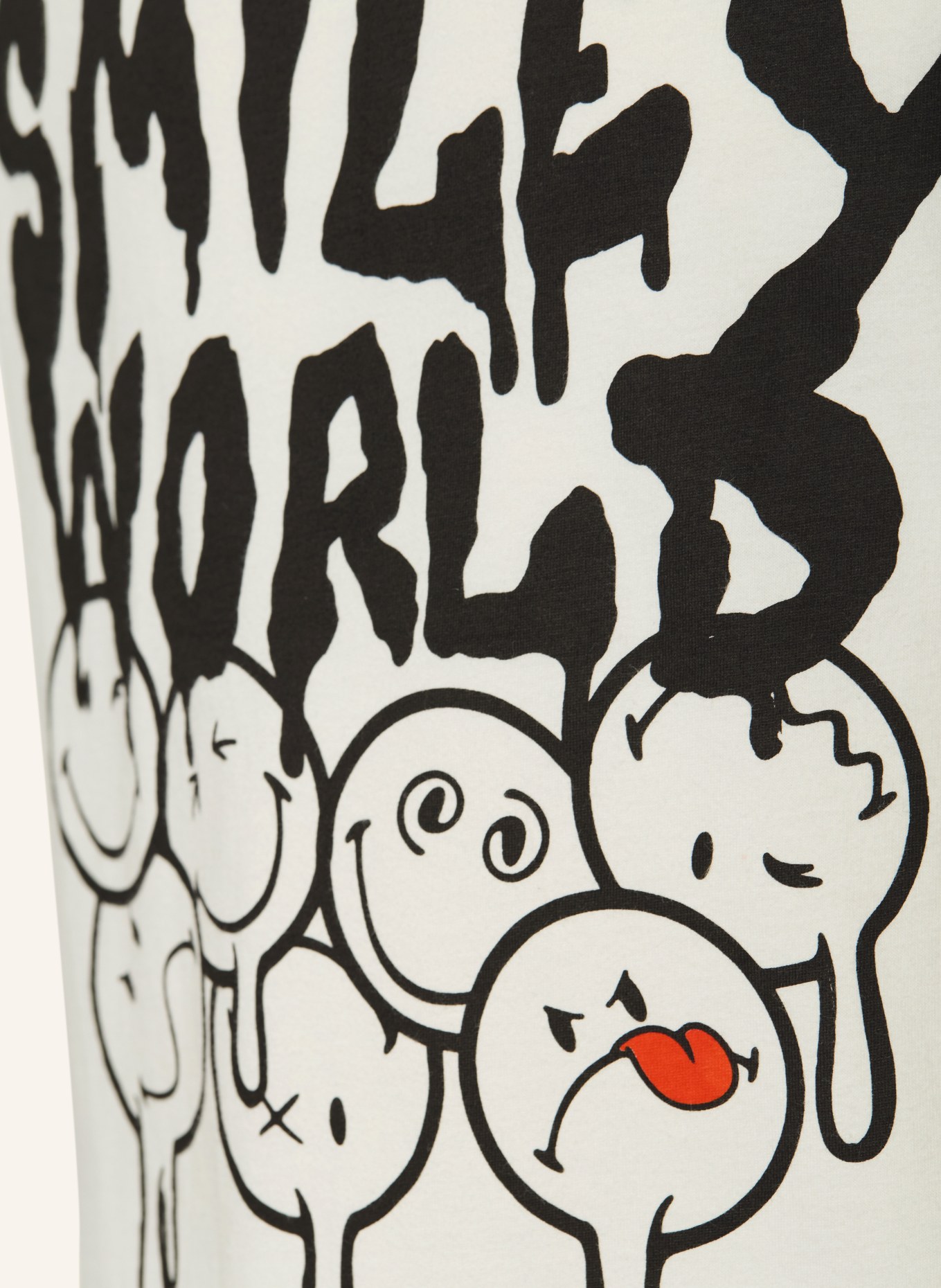 s.Oliver RED T-Shirt: WEISS / SCHWARZ
