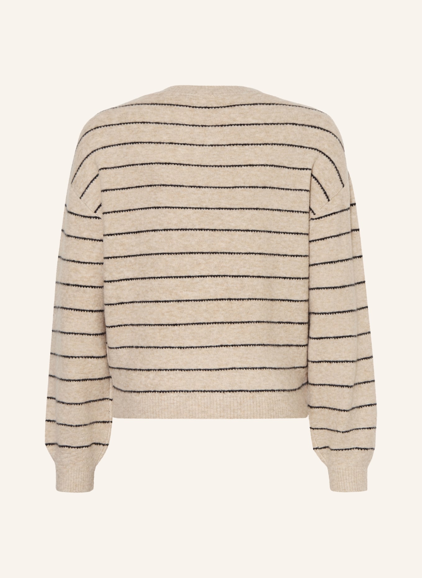 s.Oliver RED Pullover: BEIGE / DUNKELBLAU