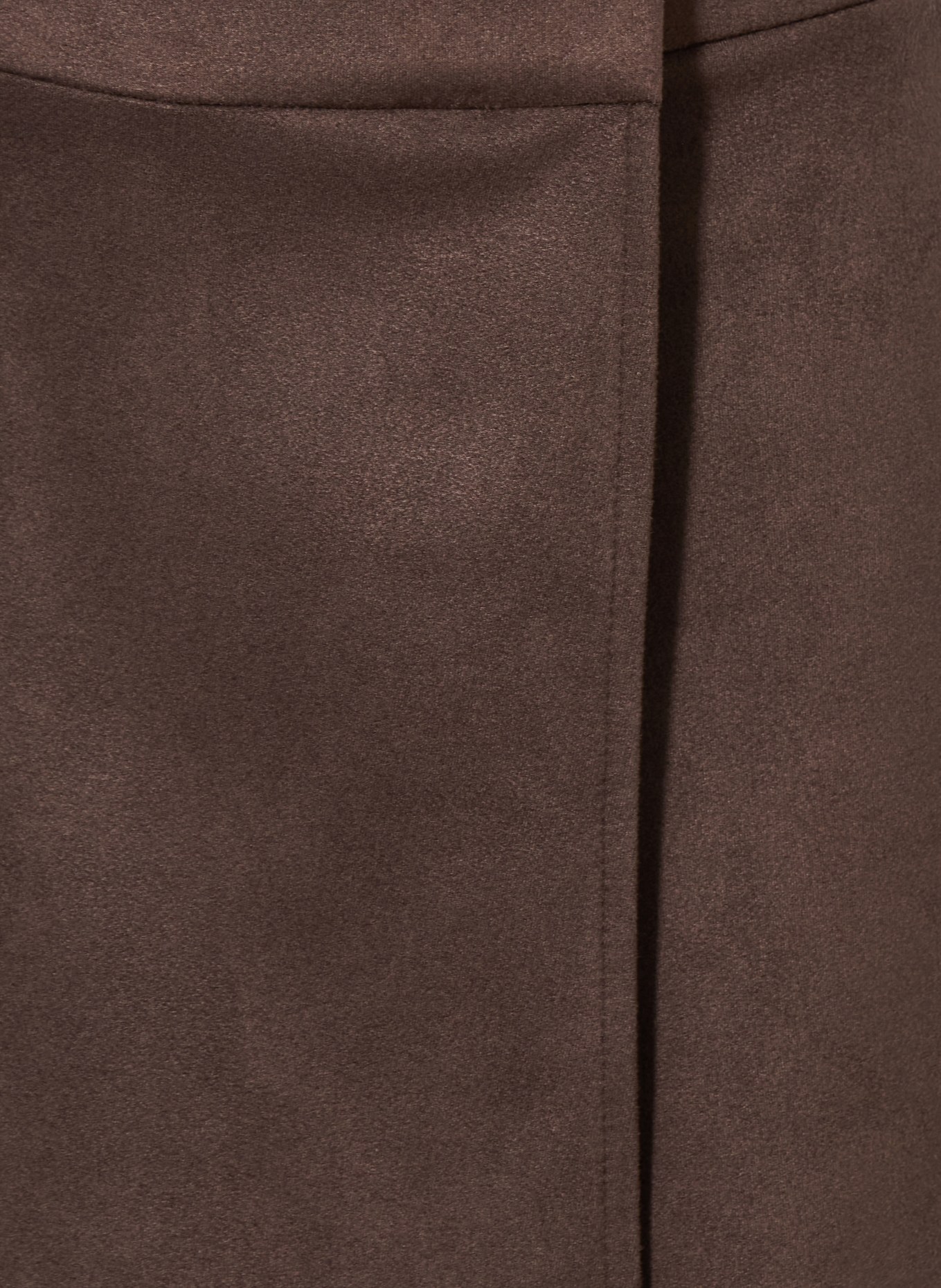 s.Oliver RED Skort in Lederoptik: DUNKELBRAUN