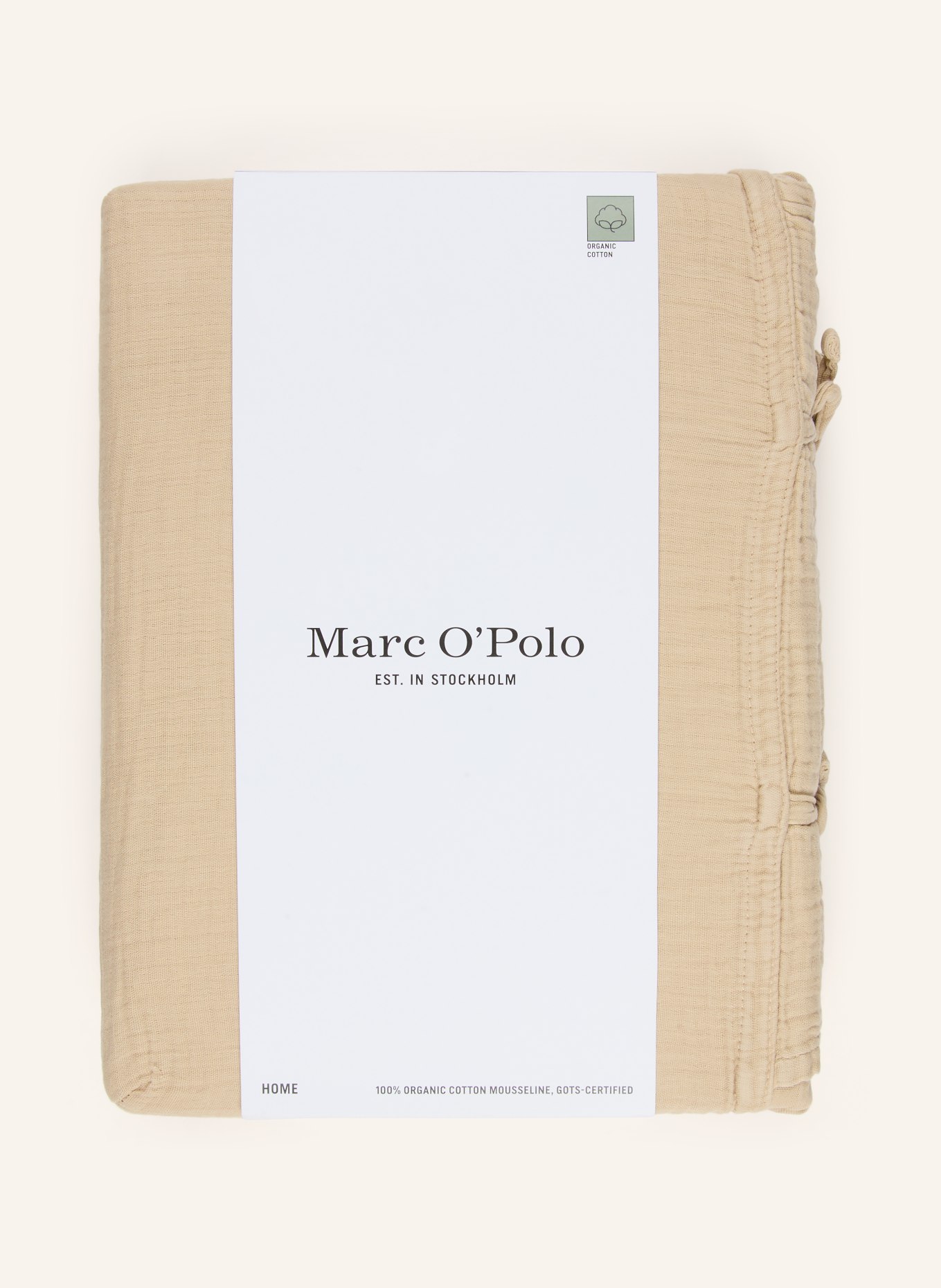 Marc O'Polo Pościel THORE: BEŻOWY