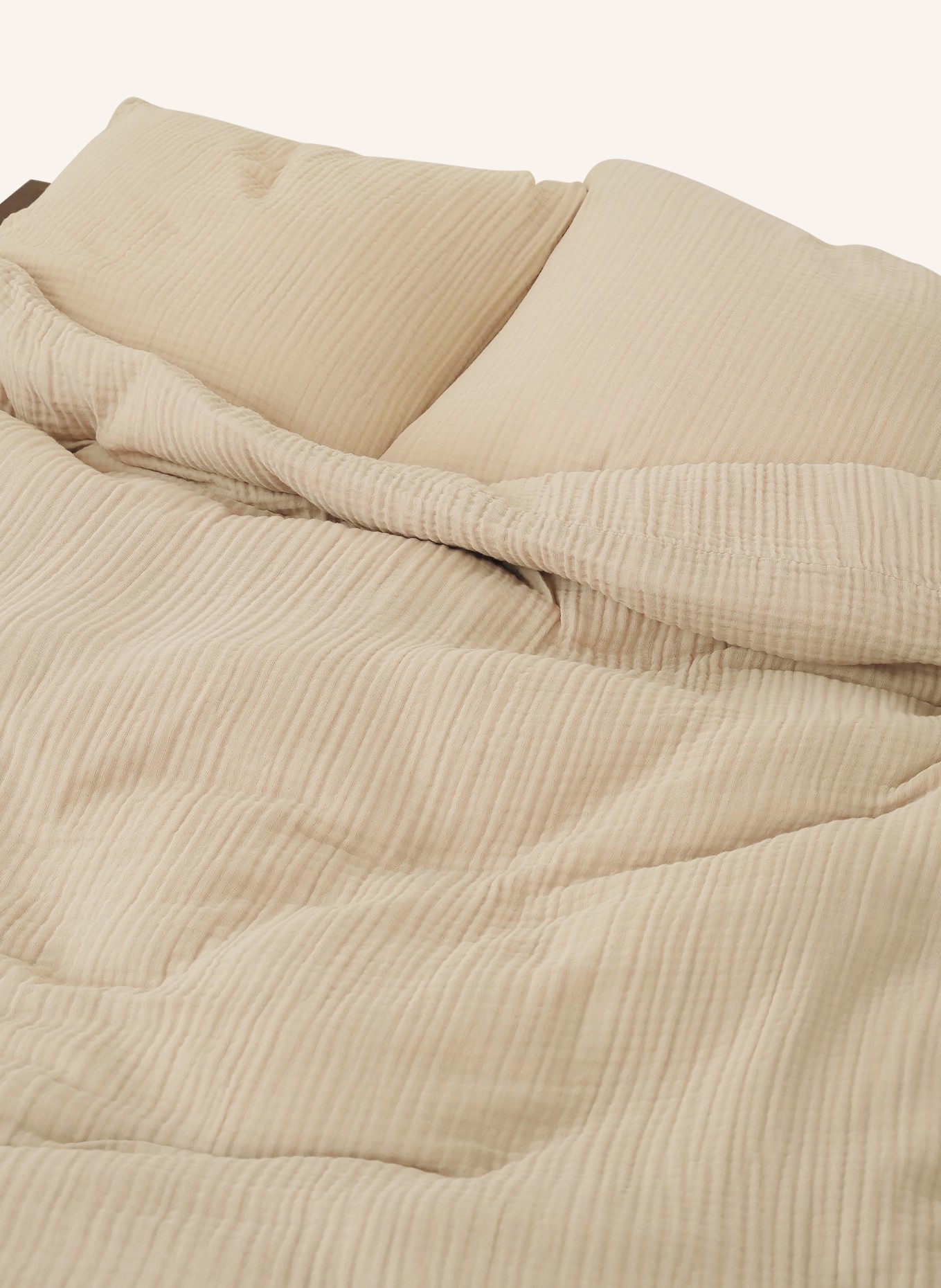 Marc O'Polo Linge de lit THORE: BEIGE