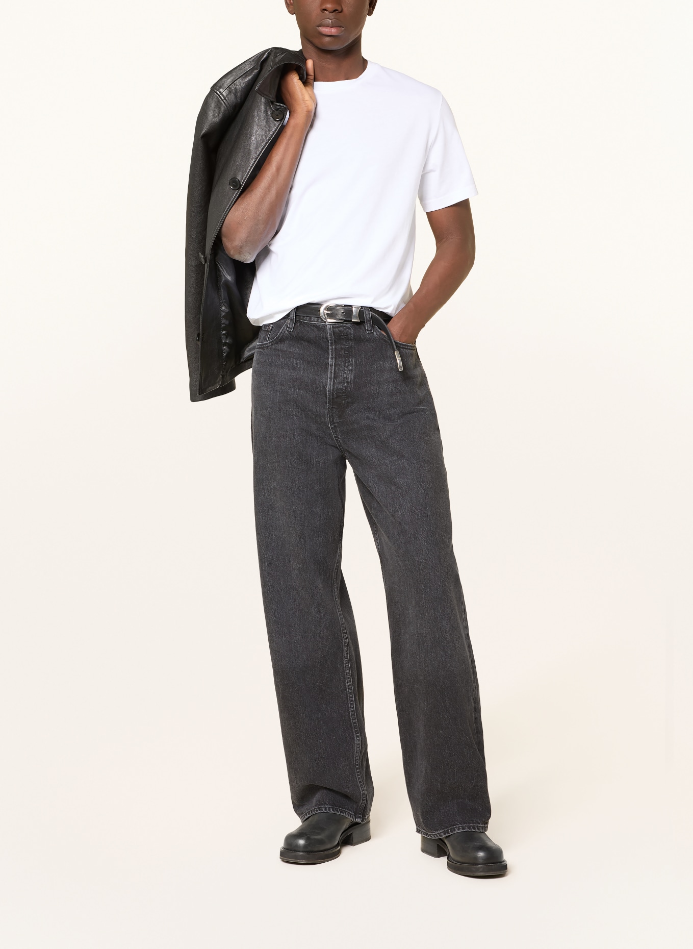 FRAME T-Shirt: WEISS