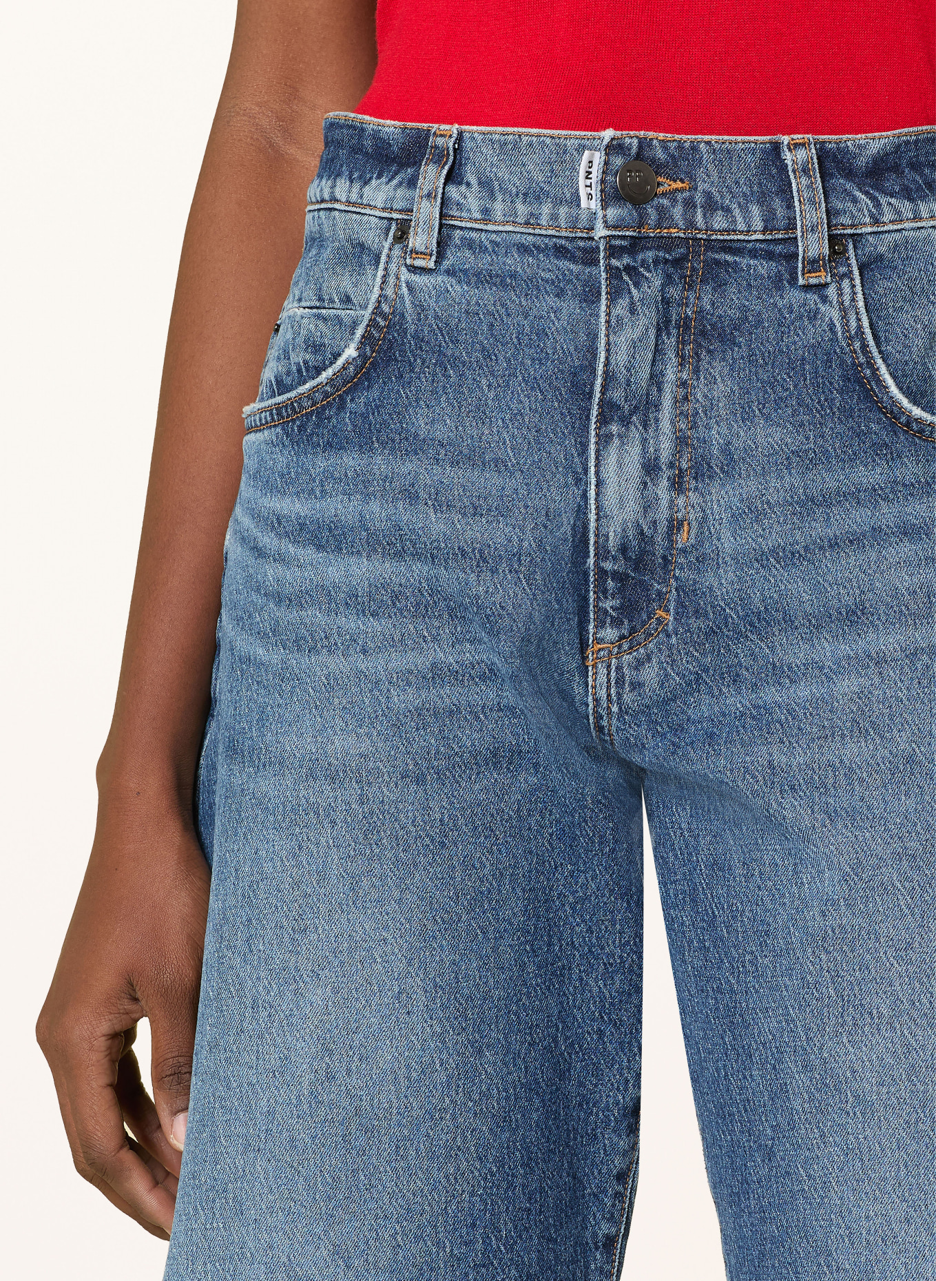 PNTS Barrel Jeans THE O SHAPE: 25 mittelblau
