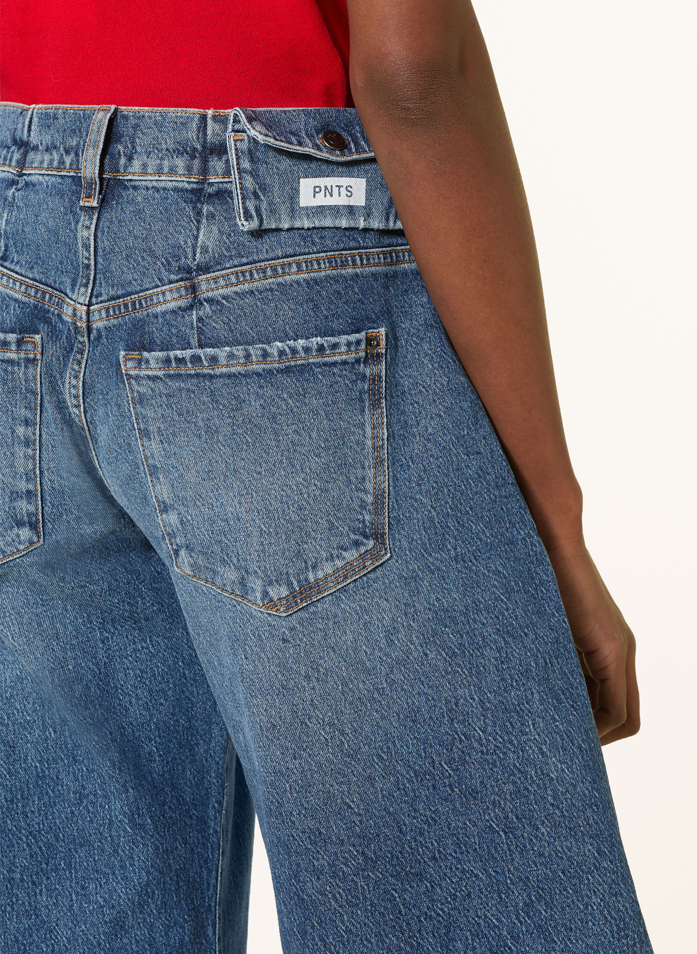 PNTS Barrel Jeans THE O SHAPE: 25 mittelblau