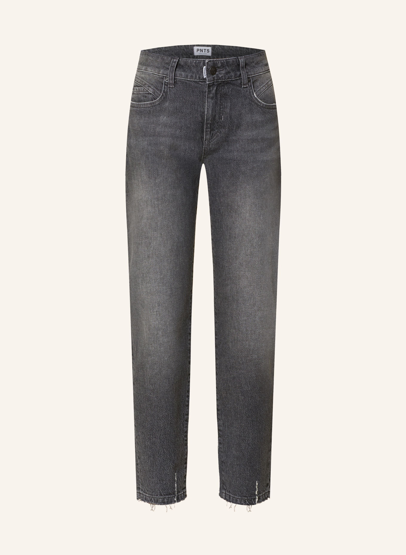 PNTS Mom Jeans THE SLIM: 05 DUNKELGRAU