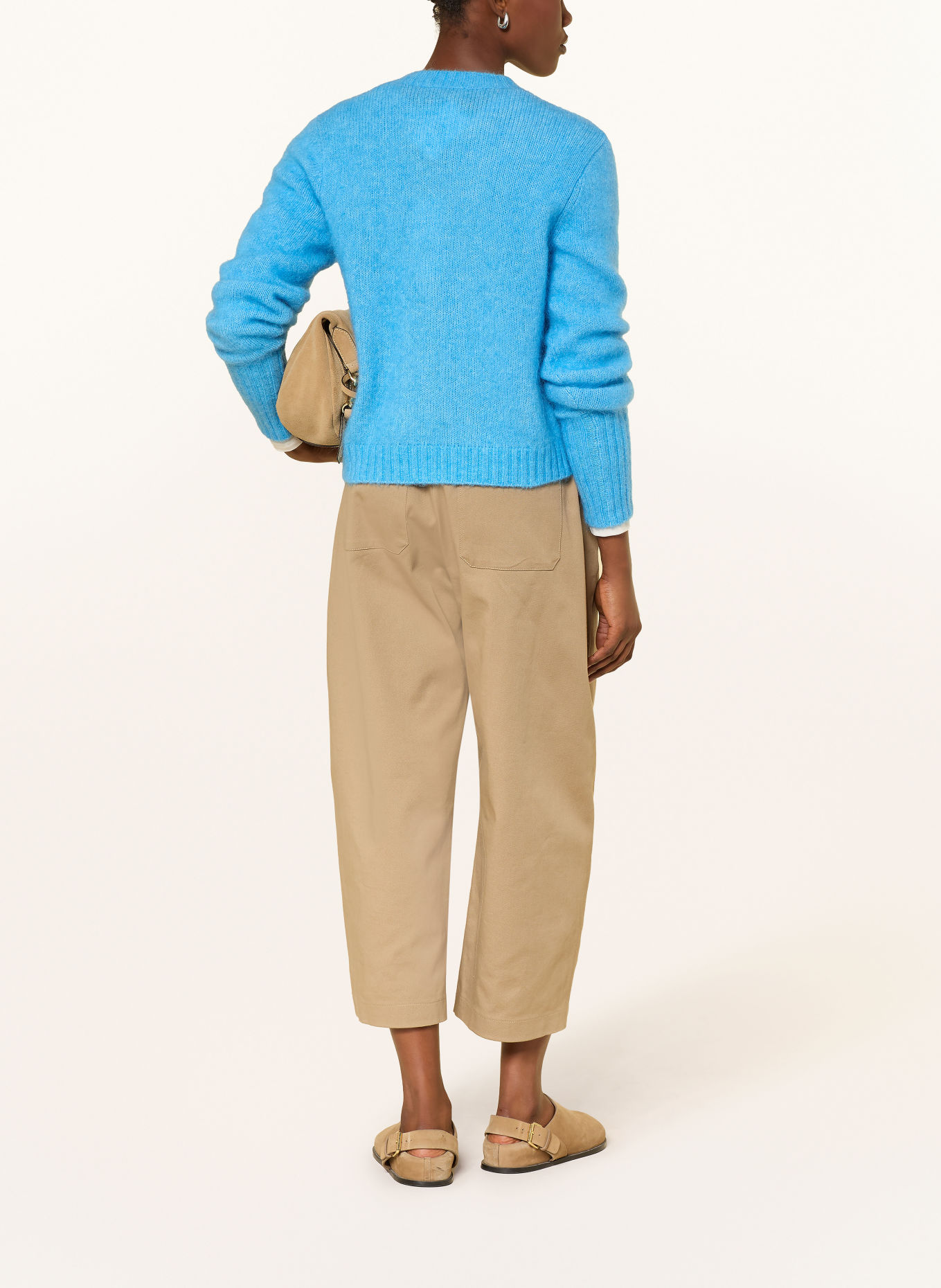 PNTS 7/8 pants THE MINI L: LIGHT BROWN