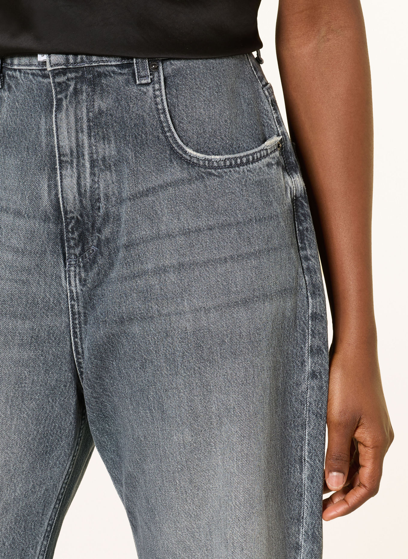 PNTS Jean bootcut OVER THE CUT: 07 MITTELGRAU