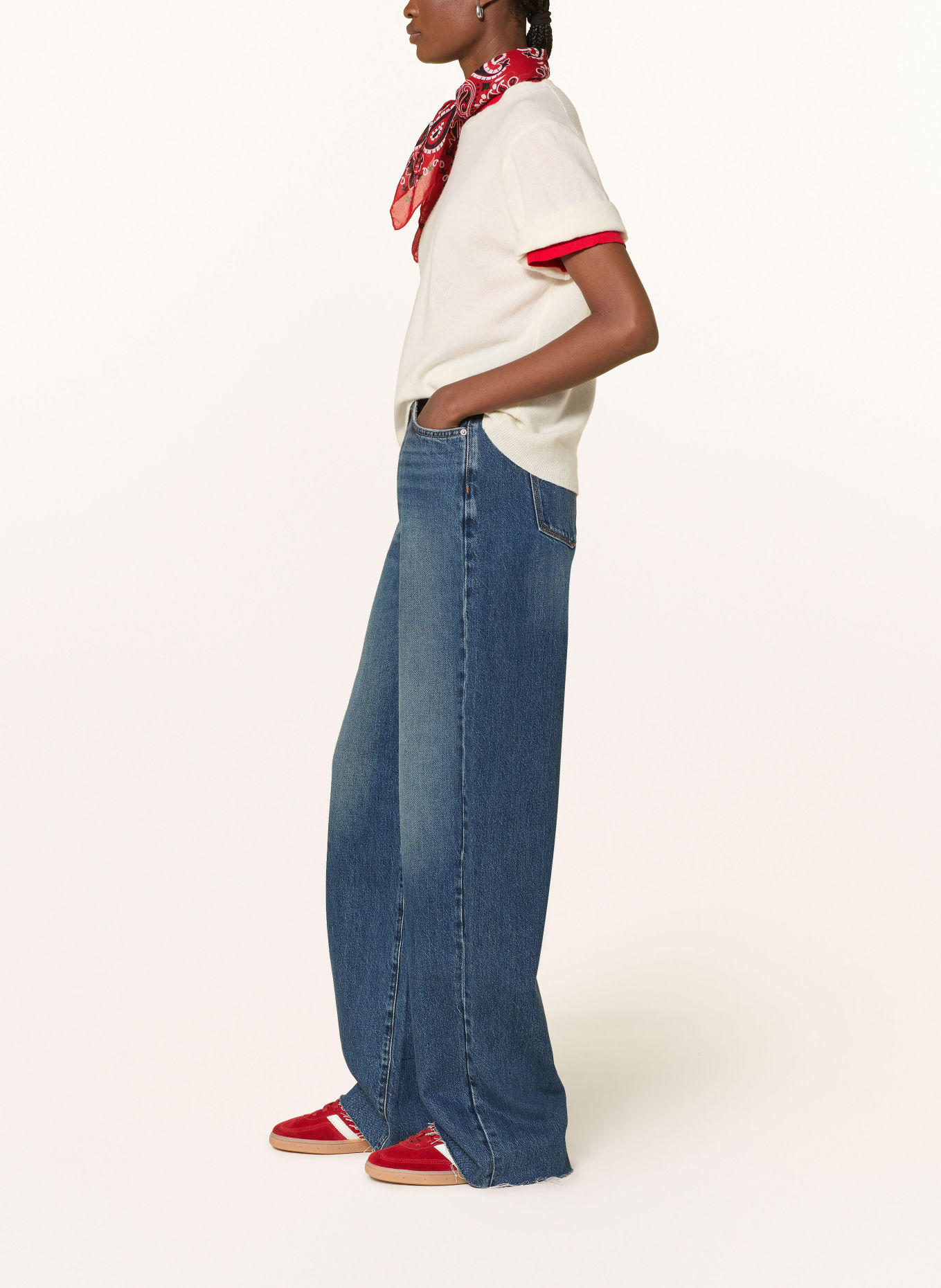 PNTS Wide Leg Jeans THE LOOSE: 24 dunkelblau