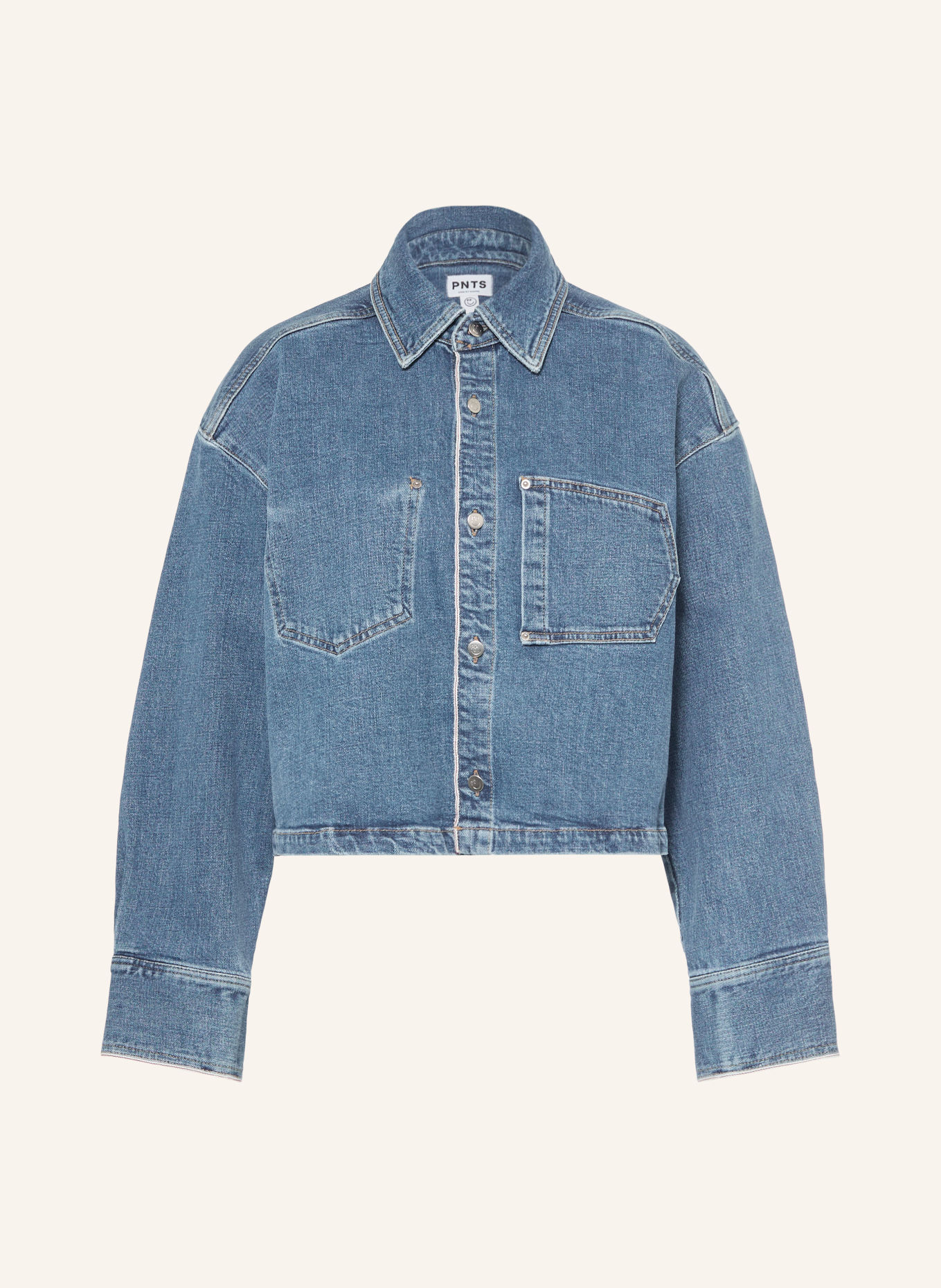PNTS Jeansjacke: 15 MITTELBLAU