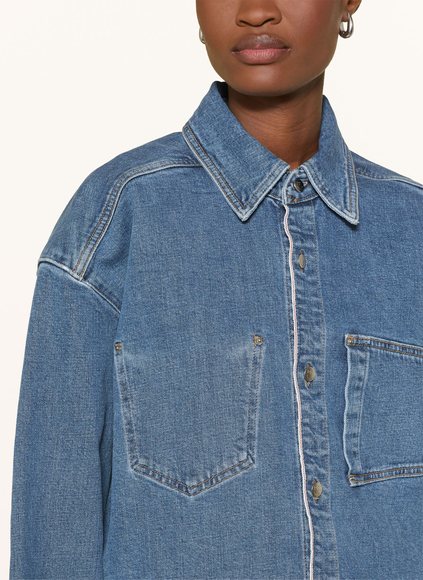 PNTS Jeansjacke: 15 MITTELBLAU