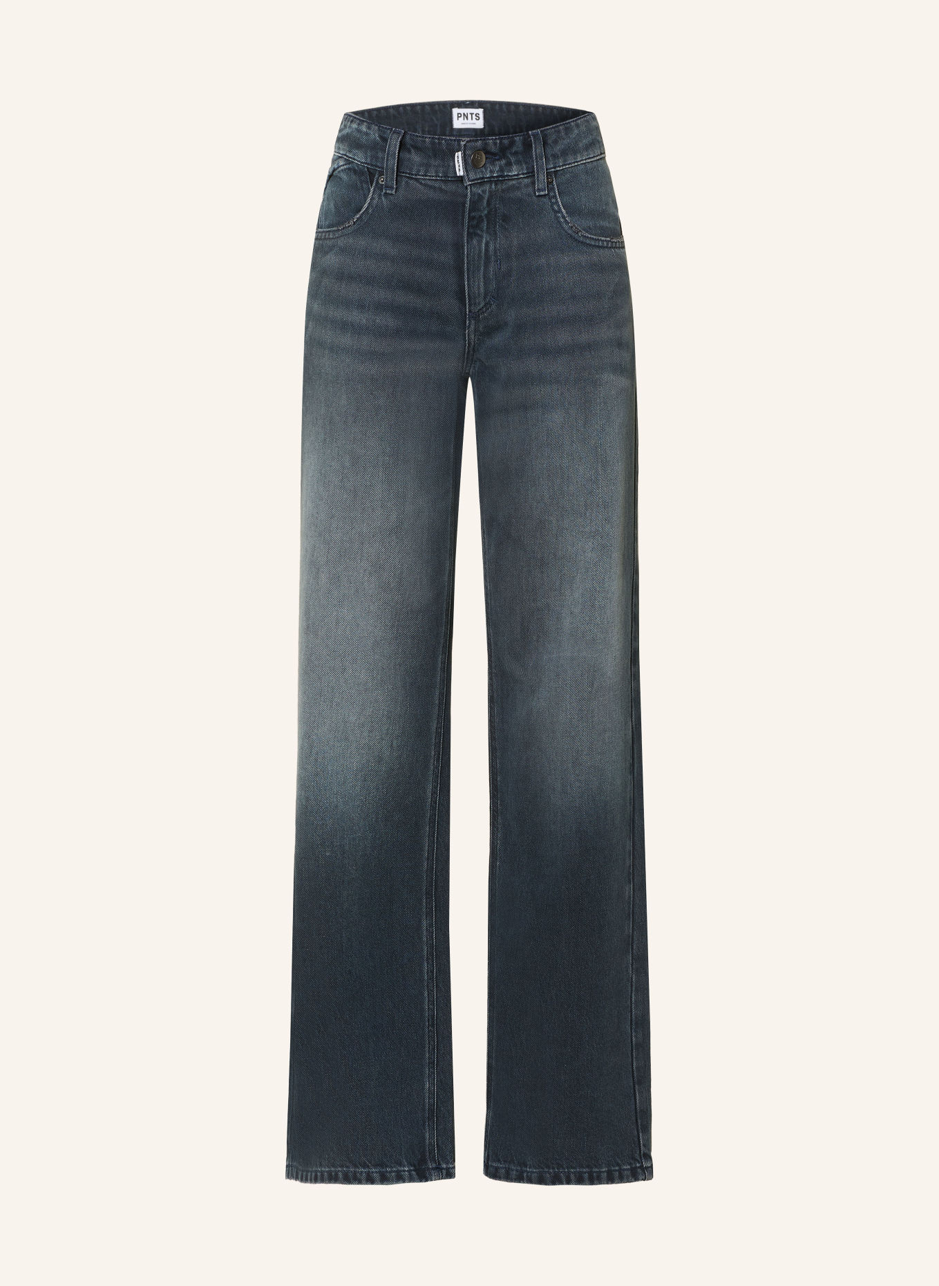 PNTS Wide Leg Jeans THE BAGGY: 13 mittelblau