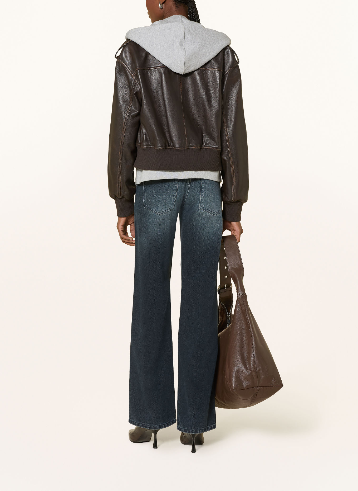 PNTS Wide Leg Jeans THE BAGGY: 13 mittelblau