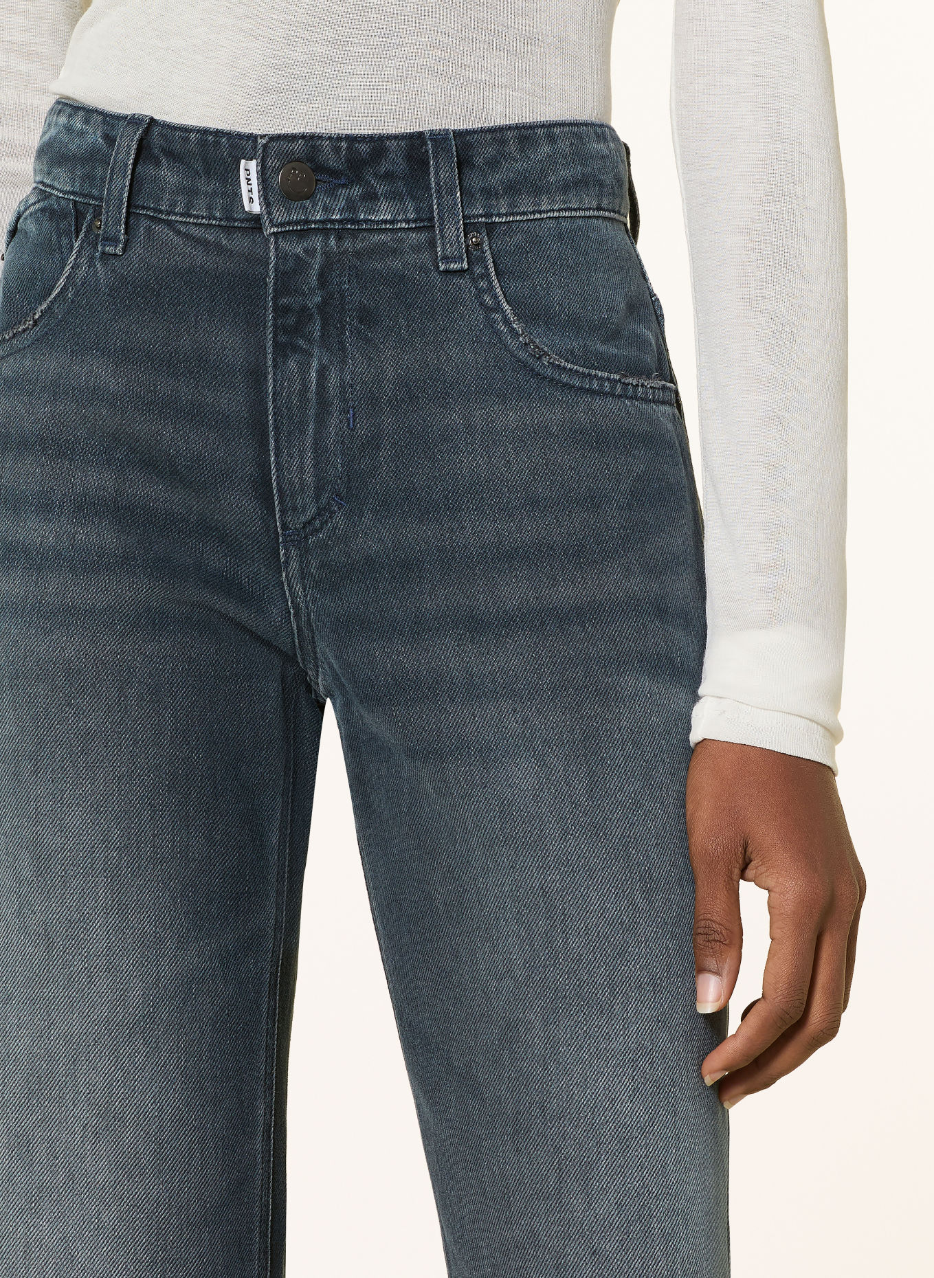 PNTS Wide Leg Jeans THE BAGGY: 13 mittelblau