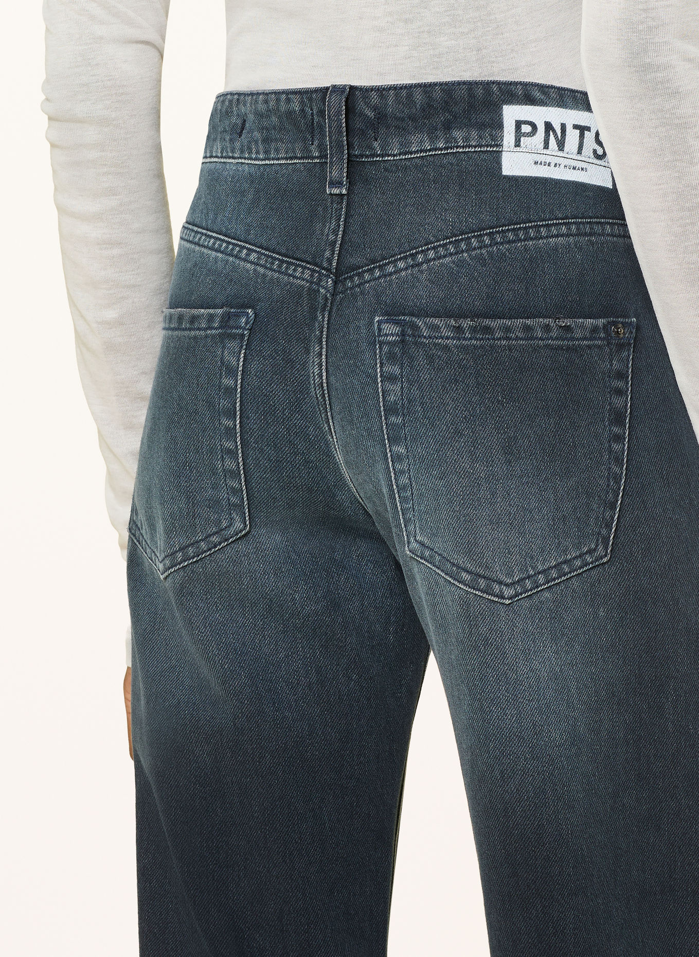 PNTS Wide Leg Jeans THE BAGGY: 13 mittelblau