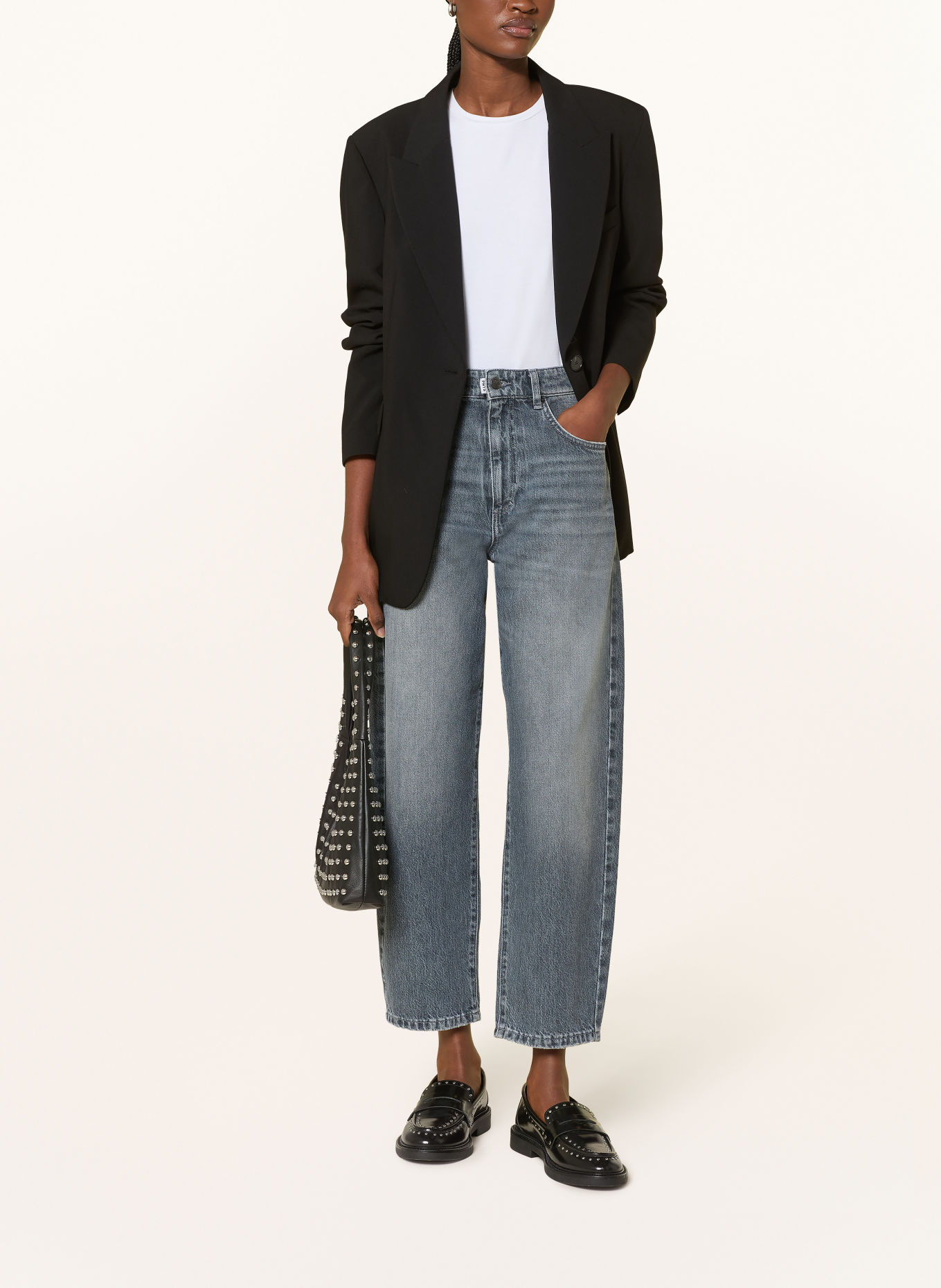 PNTS Barrel Jeans THE O SHAPE: 06 DUNKELGRAU