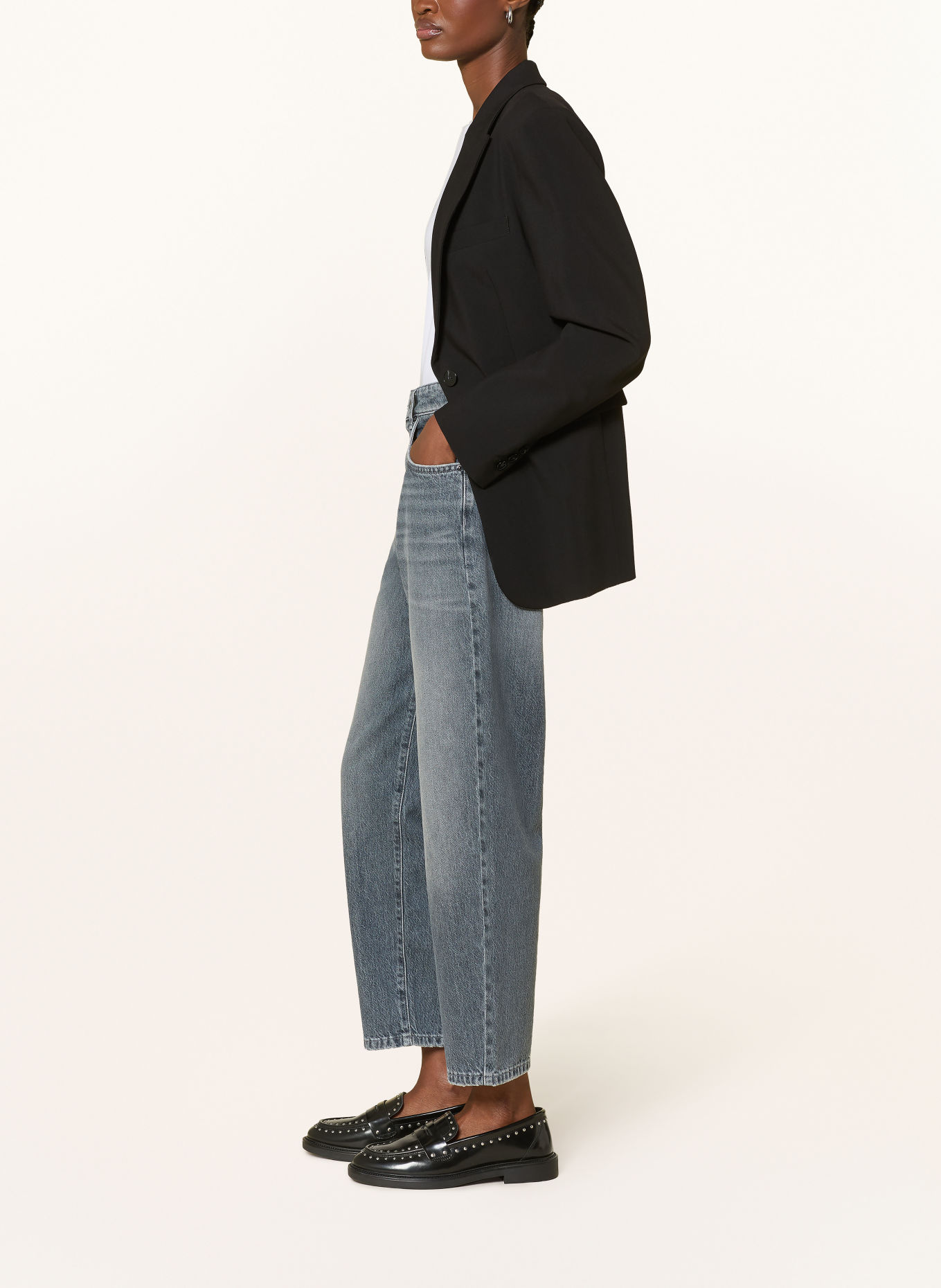 PNTS Barrel Jeans THE O SHAPE: 06 DUNKELGRAU
