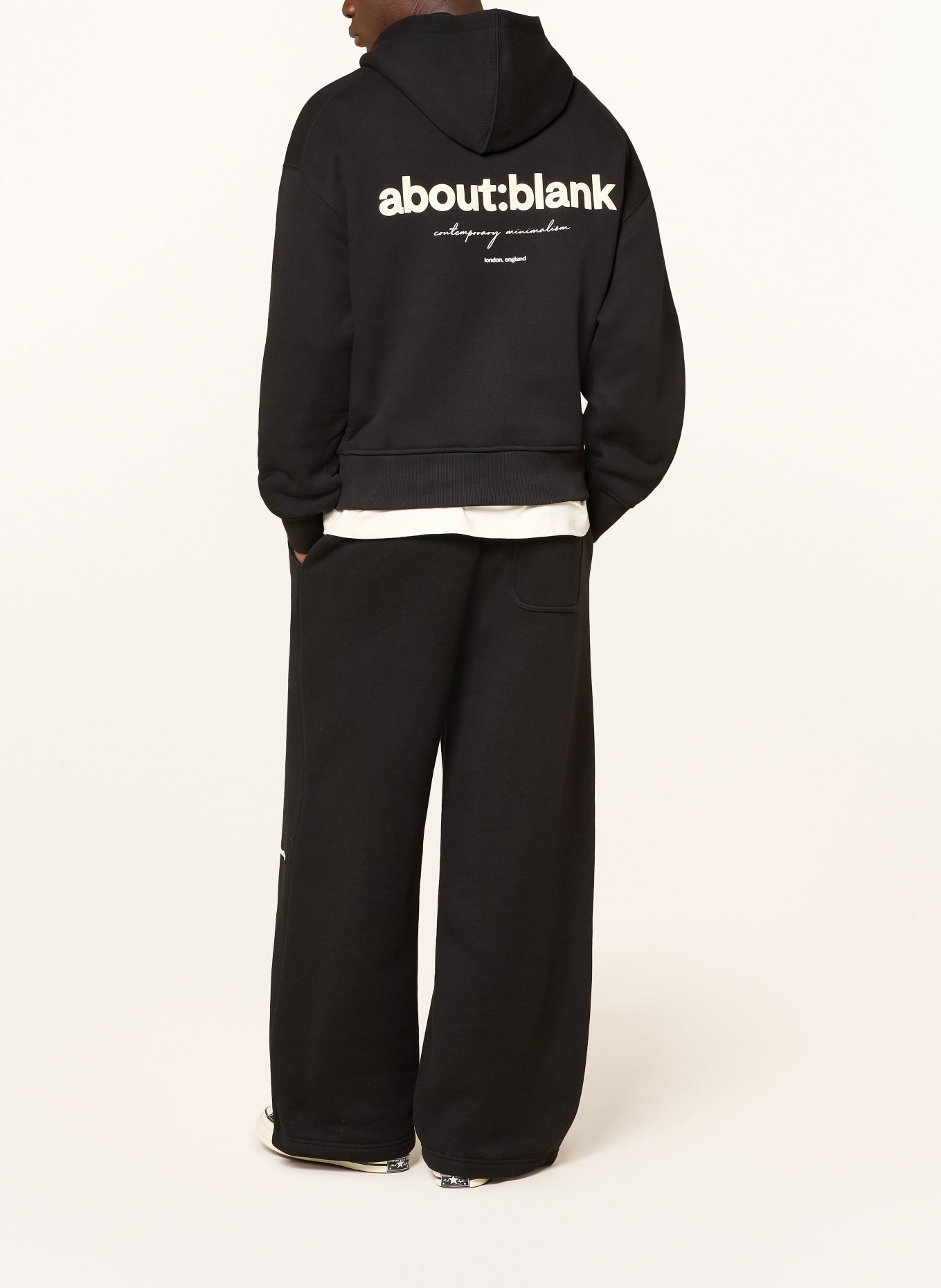 about:blank Sweatpants: BLACK
