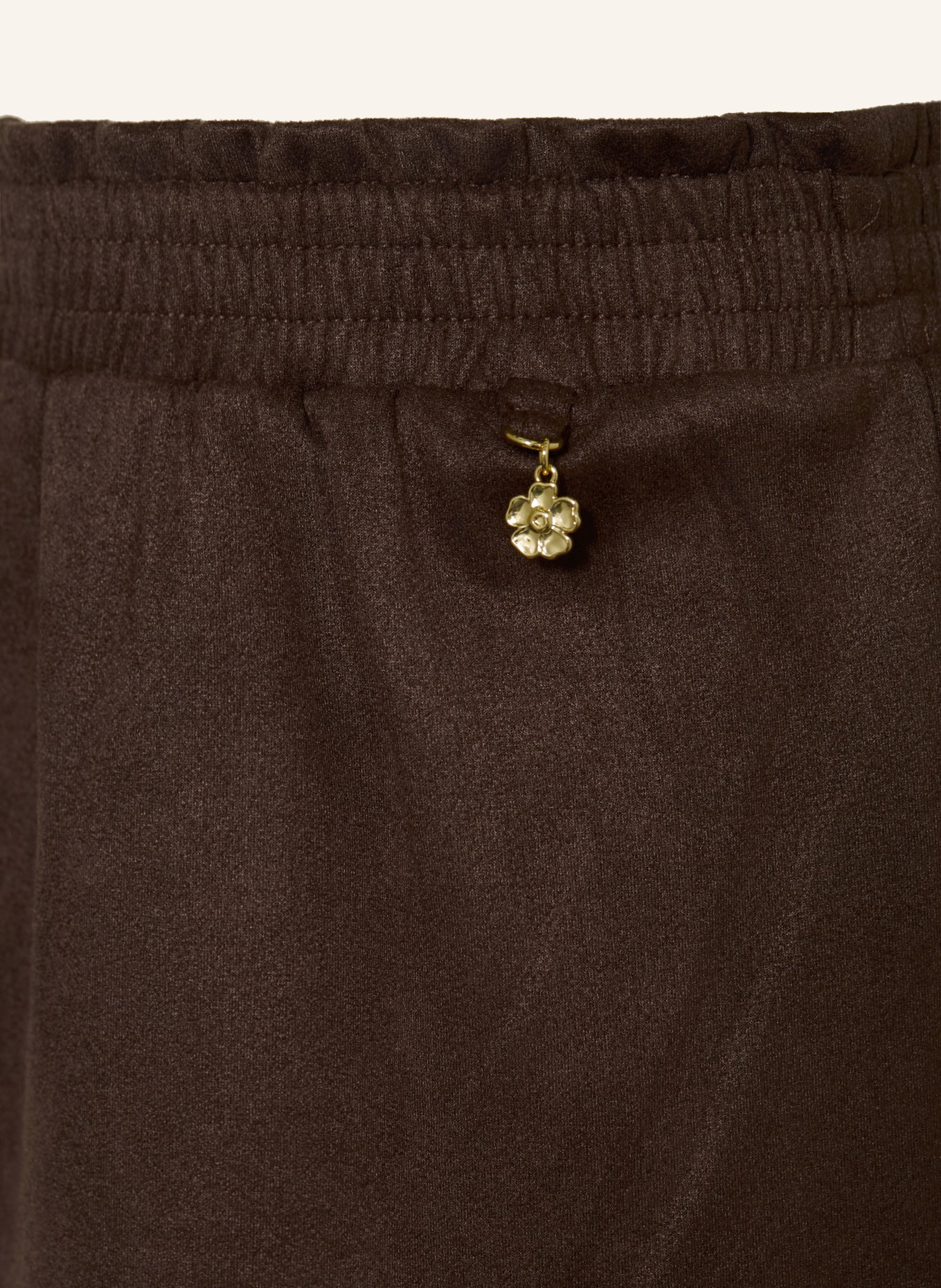 s.Oliver RED Leather-look skirt: DARK BROWN