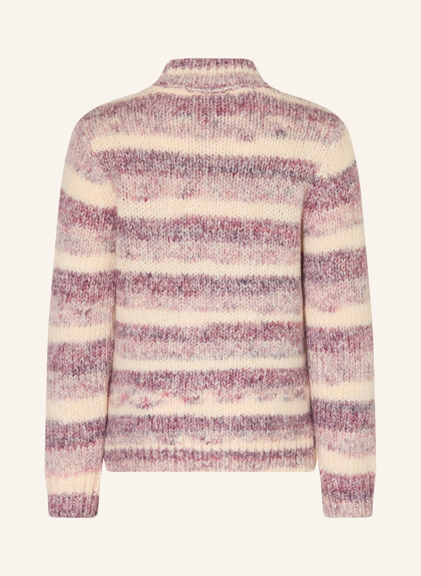 s.Oliver RED Sweaters: LIGHT PURPLE / ECRU / DARK PURPLE