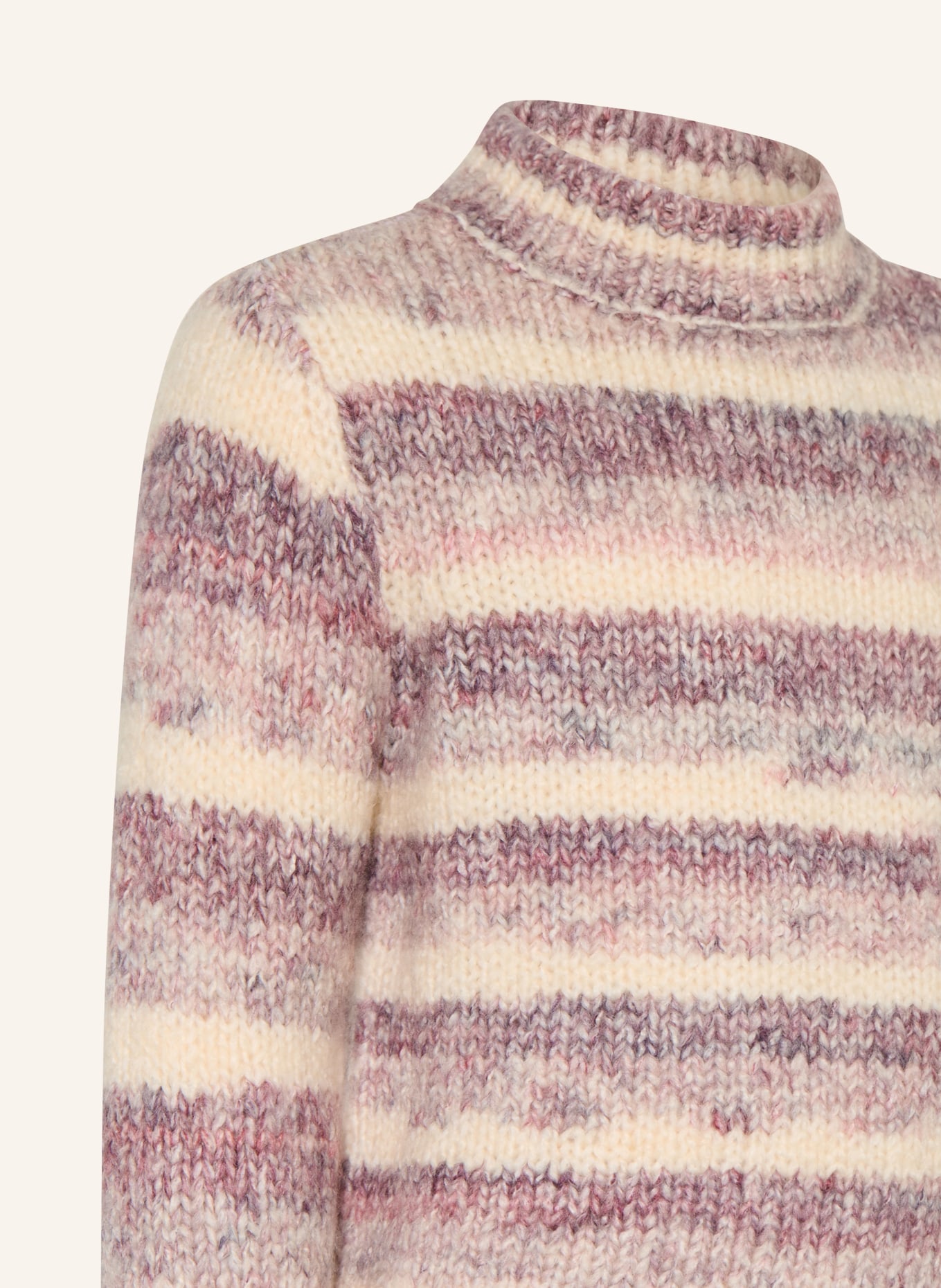 s.Oliver RED Sweaters: LIGHT PURPLE / ECRU / DARK PURPLE