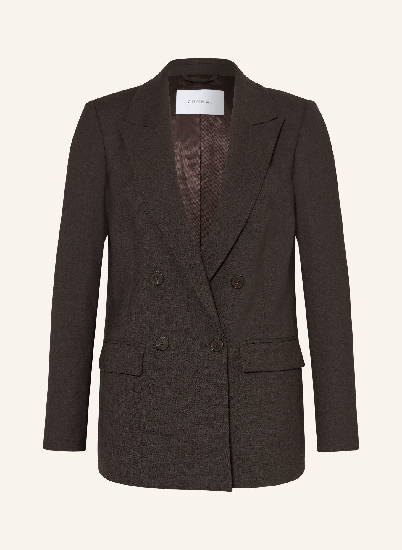 comma Blazer: DUNKELBRAUN