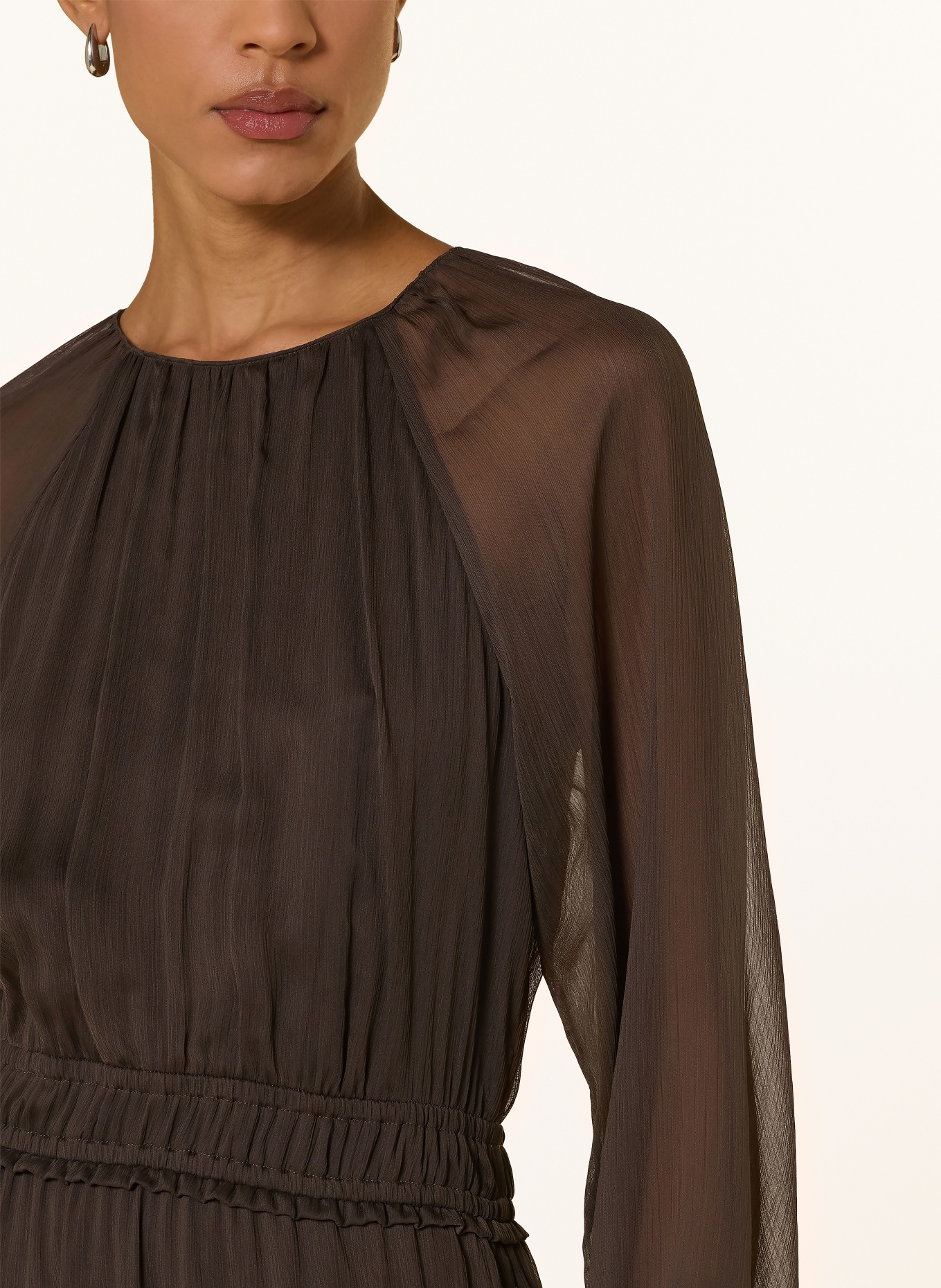 comma Kleid: DUNKELBRAUN