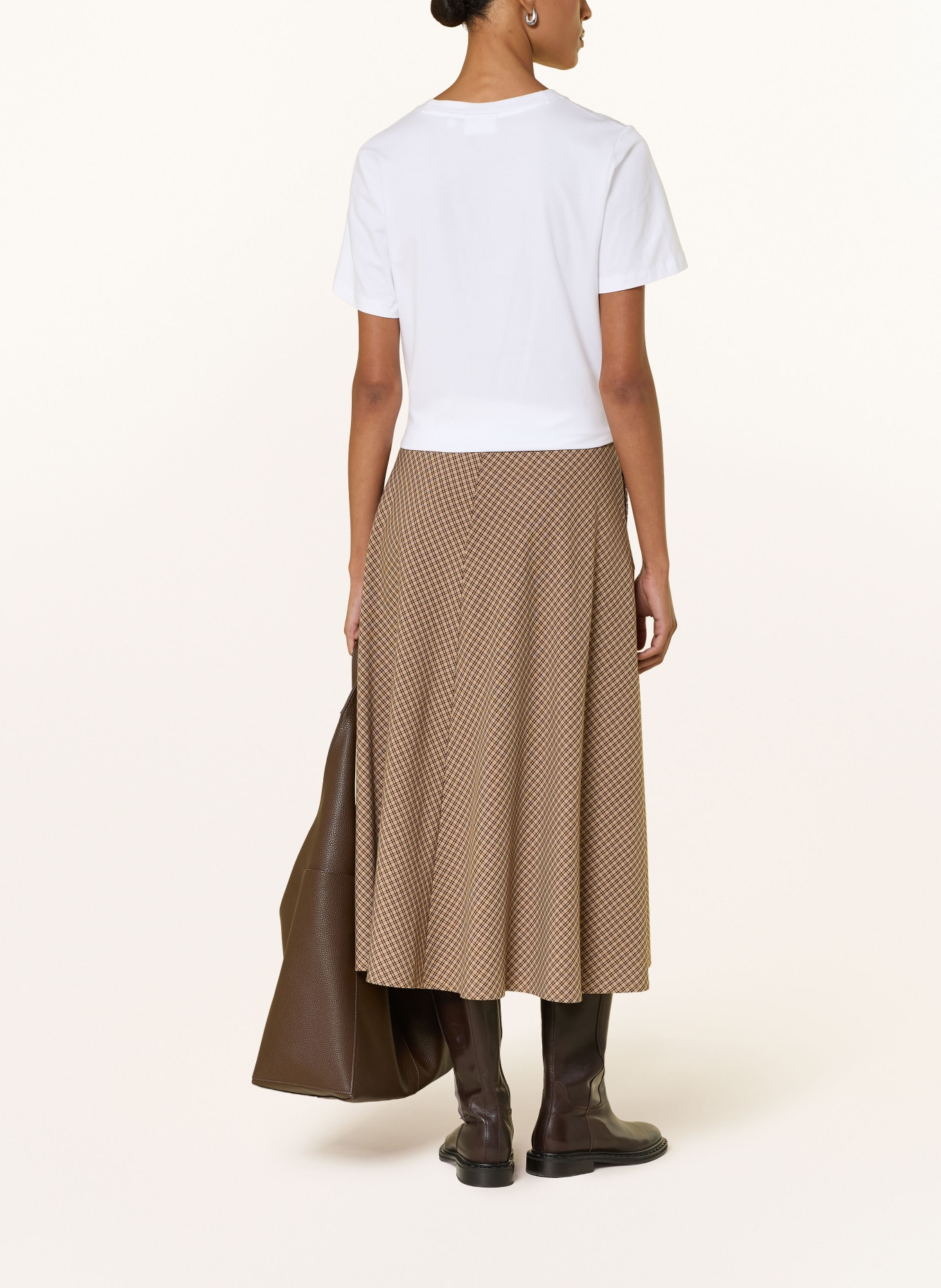 comma T-Shirt: WEISS / BEIGE / SCHWARZ