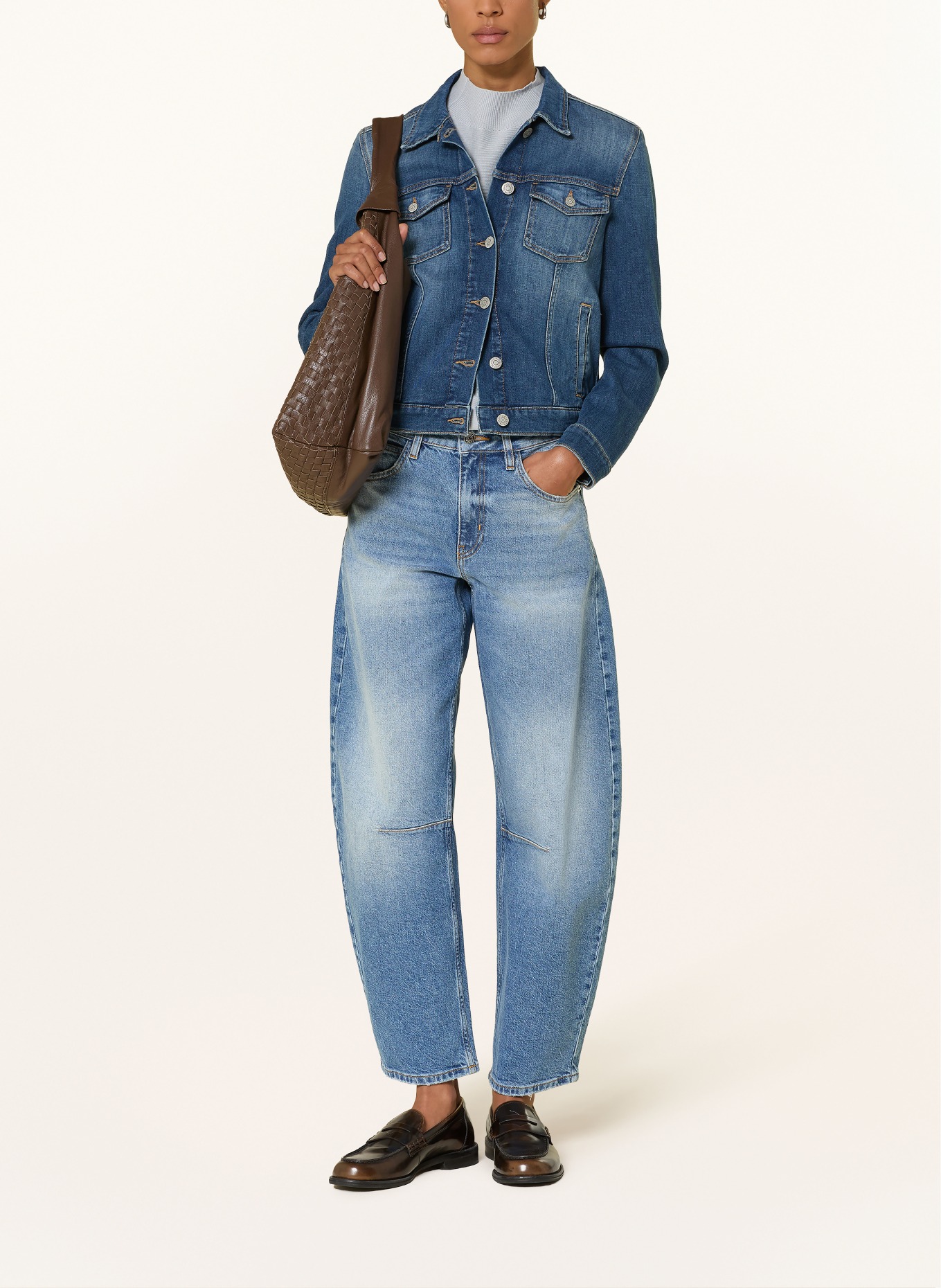 comma Barrel Jeans: 55Z7 BLUE