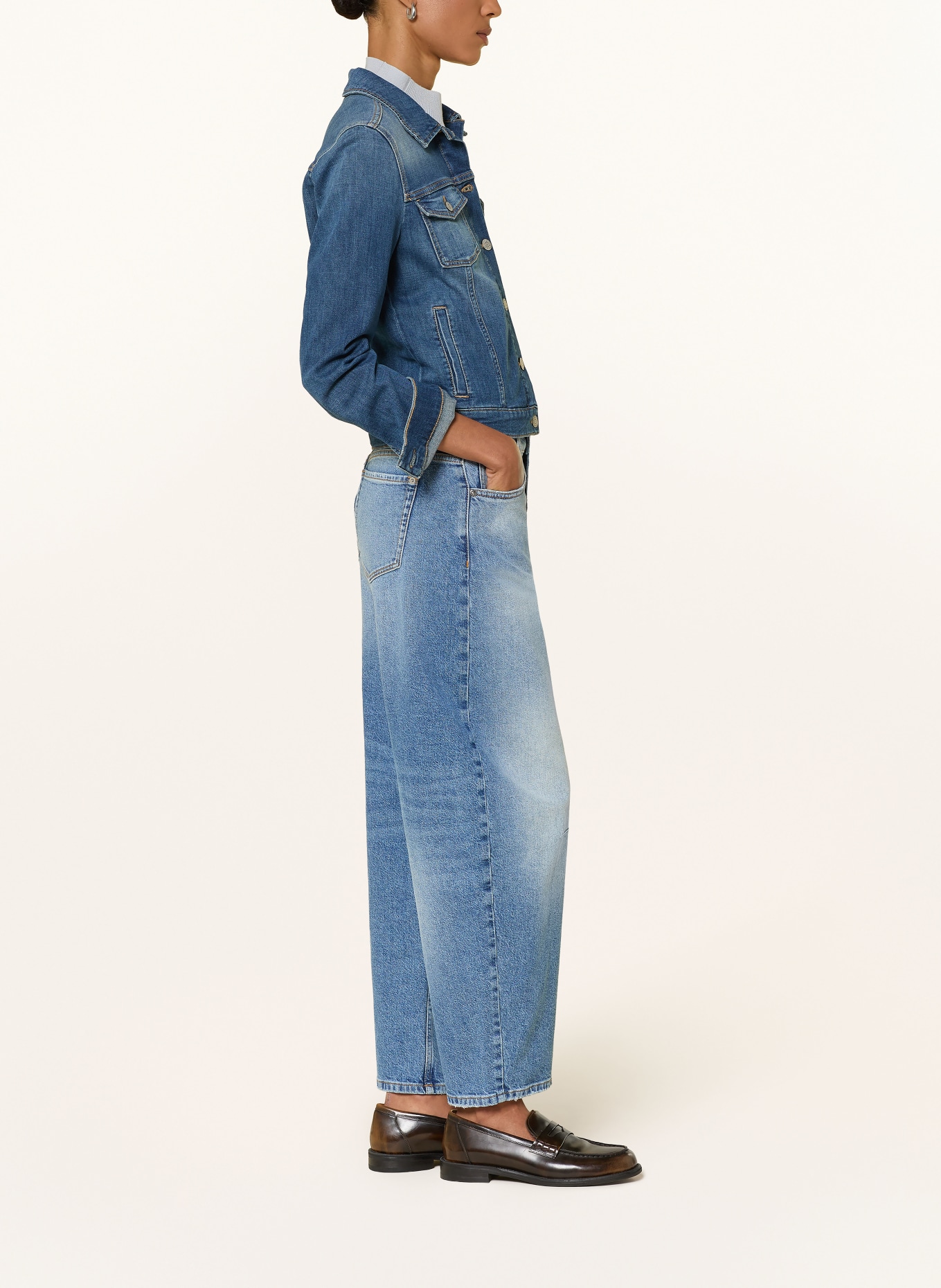 comma Barrel Jeans: 55Z7 BLUE