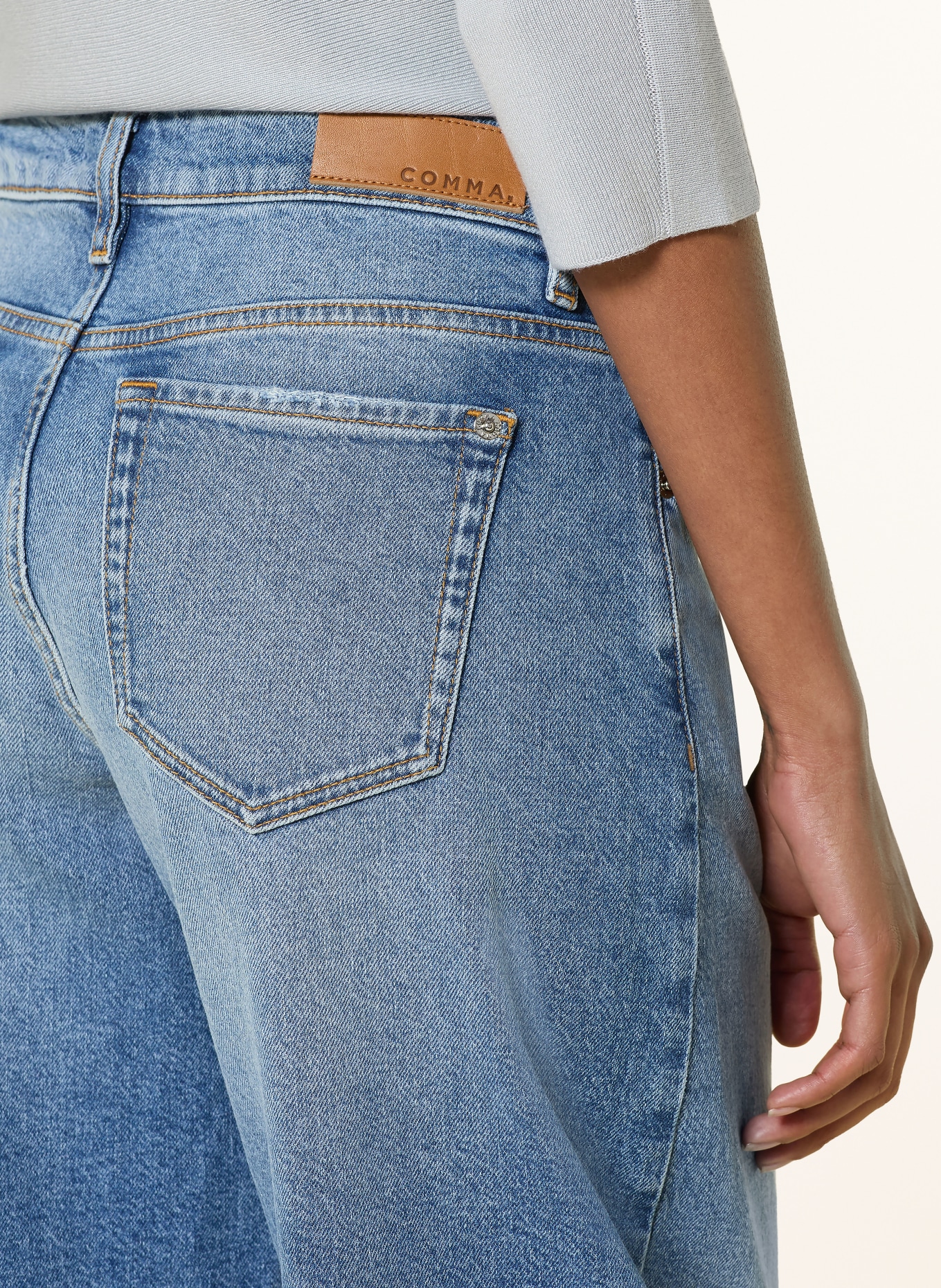 comma Barrel Jeans: 55Z7 BLUE