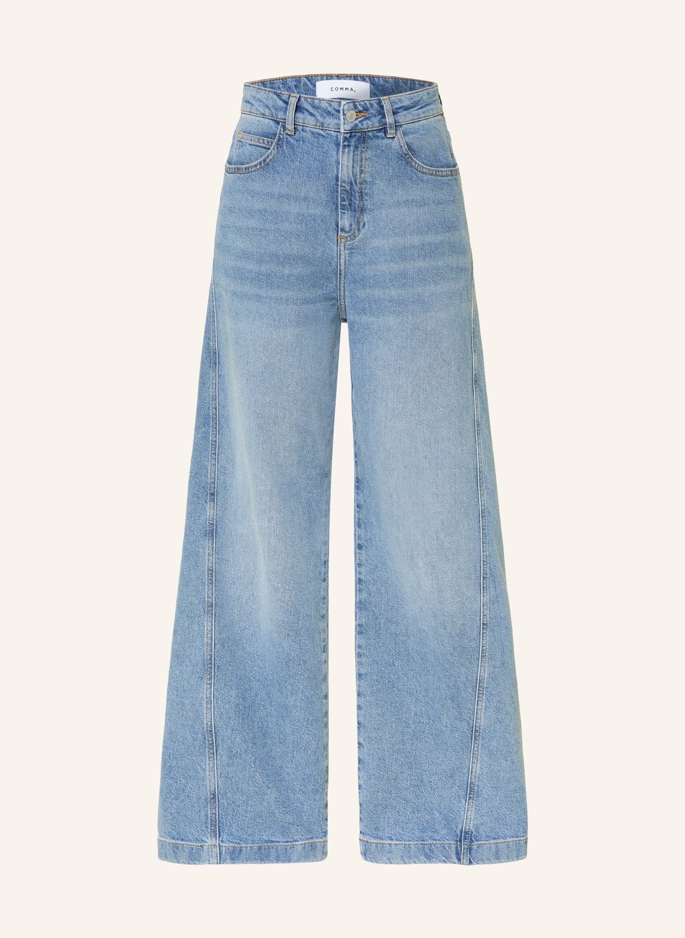 comma Wide Leg Jeans: 53Z4 BLUE