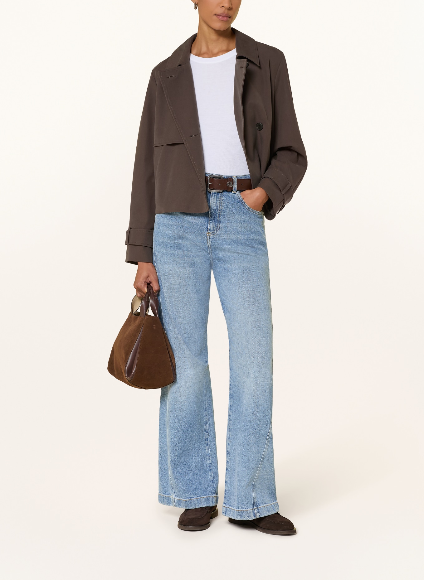 comma Wide Leg Jeans: 53Z4 BLUE