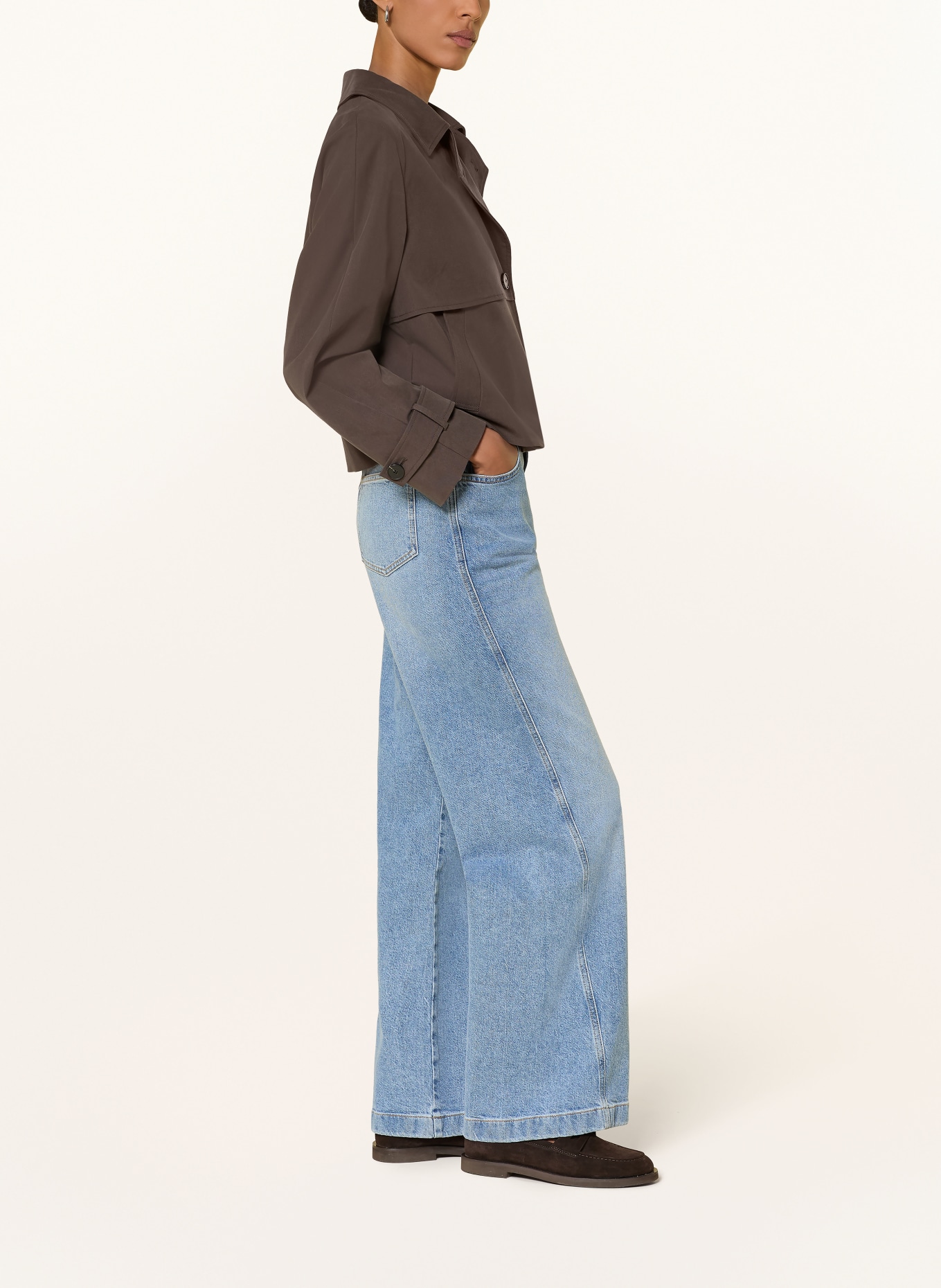 comma Wide Leg Jeans: 53Z4 BLUE