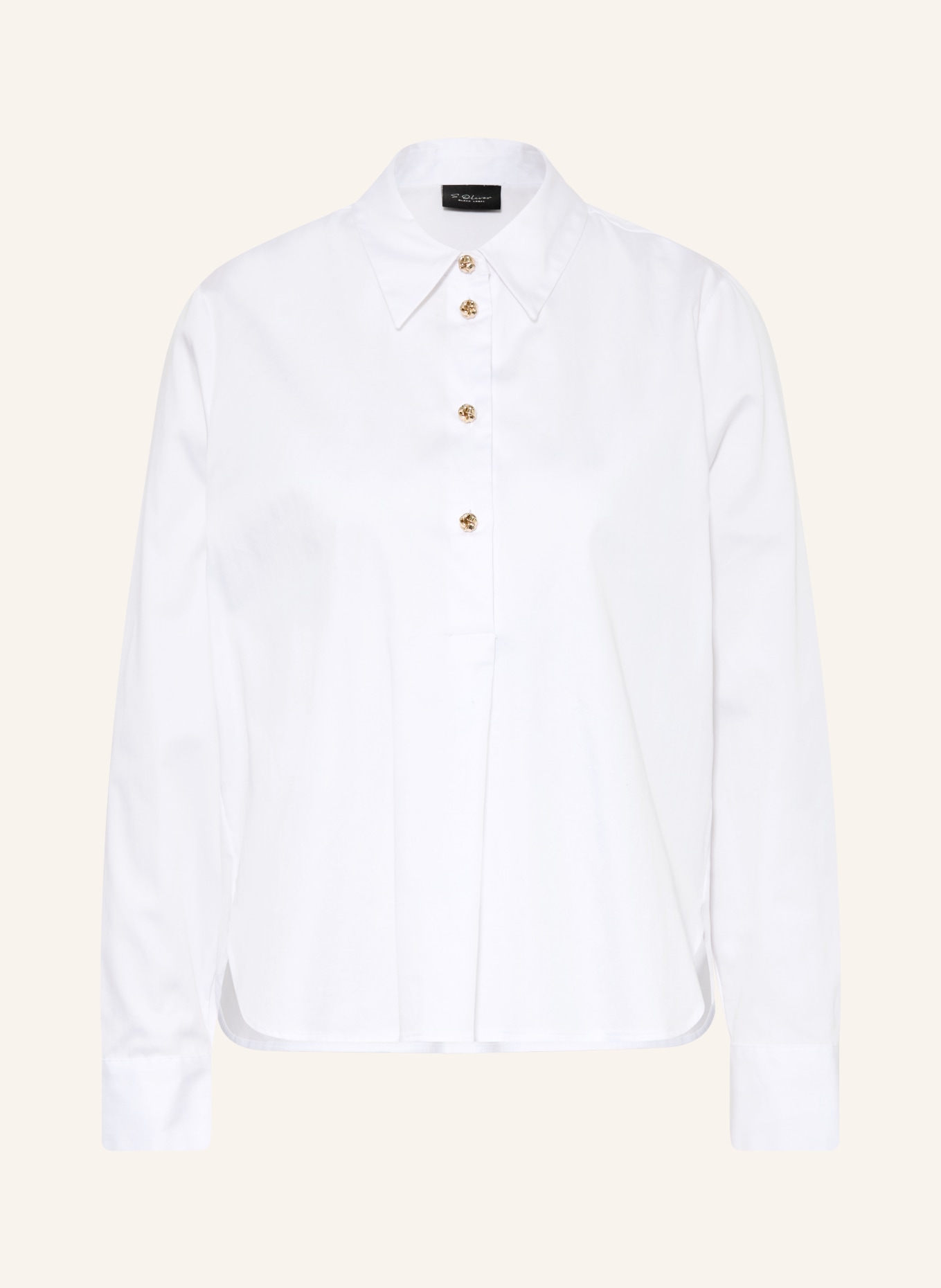 s.Oliver BLACK LABEL Blusenshirt: WEISS
