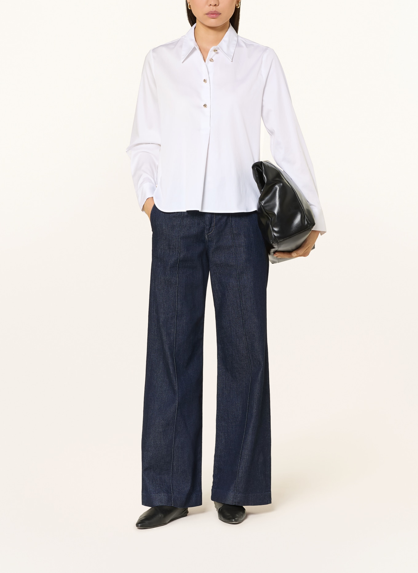 s.Oliver BLACK LABEL Blusenshirt: WEISS
