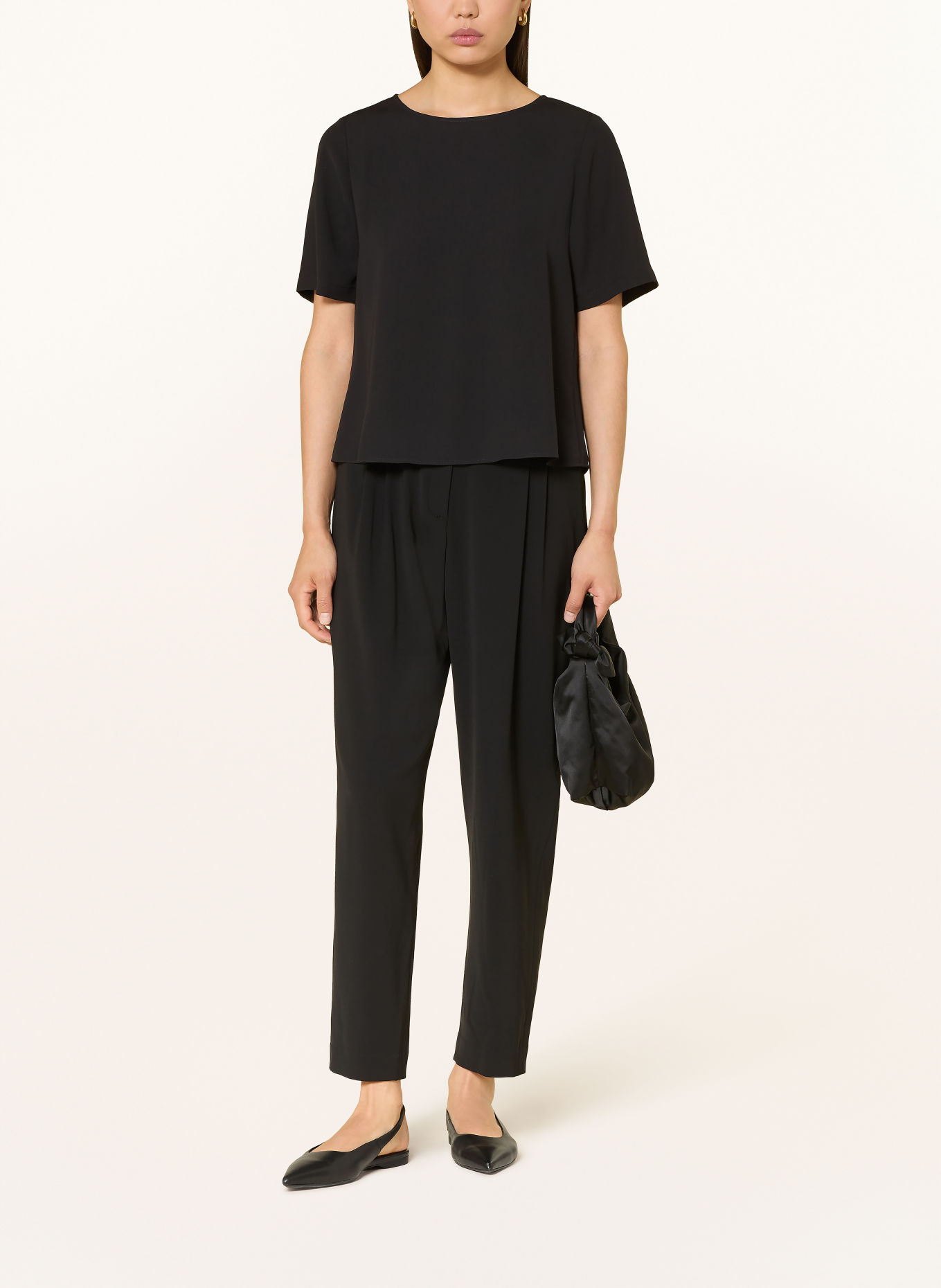 s.Oliver BLACK LABEL Blusenshirt: SCHWARZ