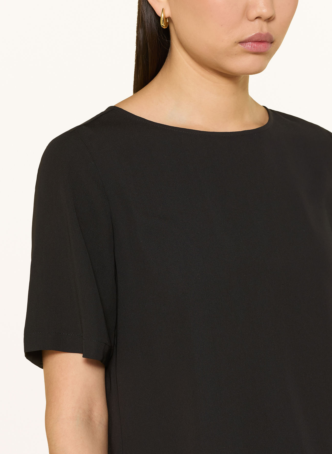 s.Oliver BLACK LABEL Blusenshirt: SCHWARZ