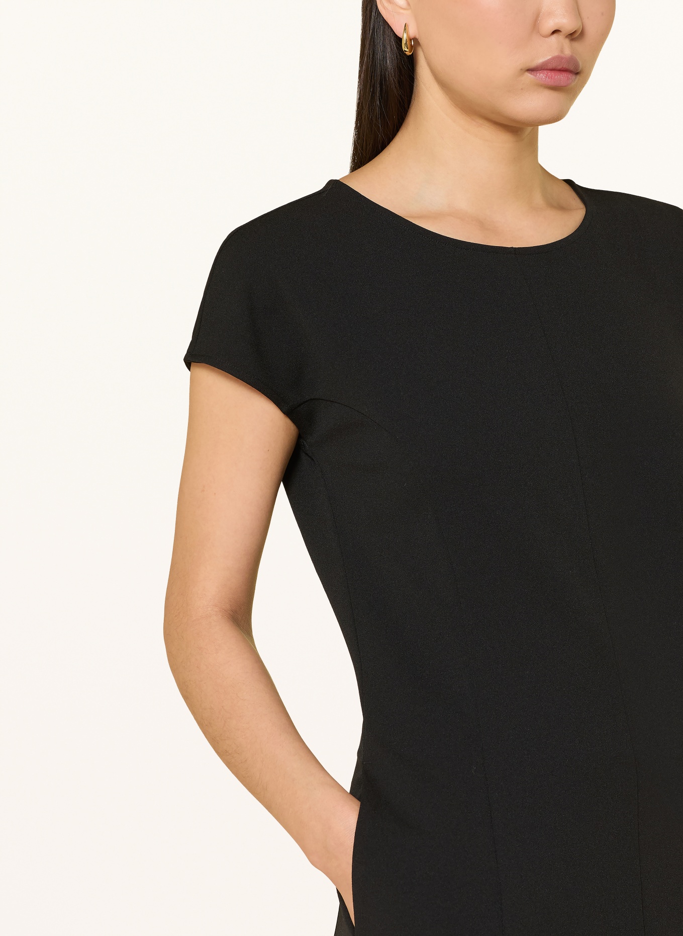 s.Oliver BLACK LABEL Jerseykleid: SCHWARZ
