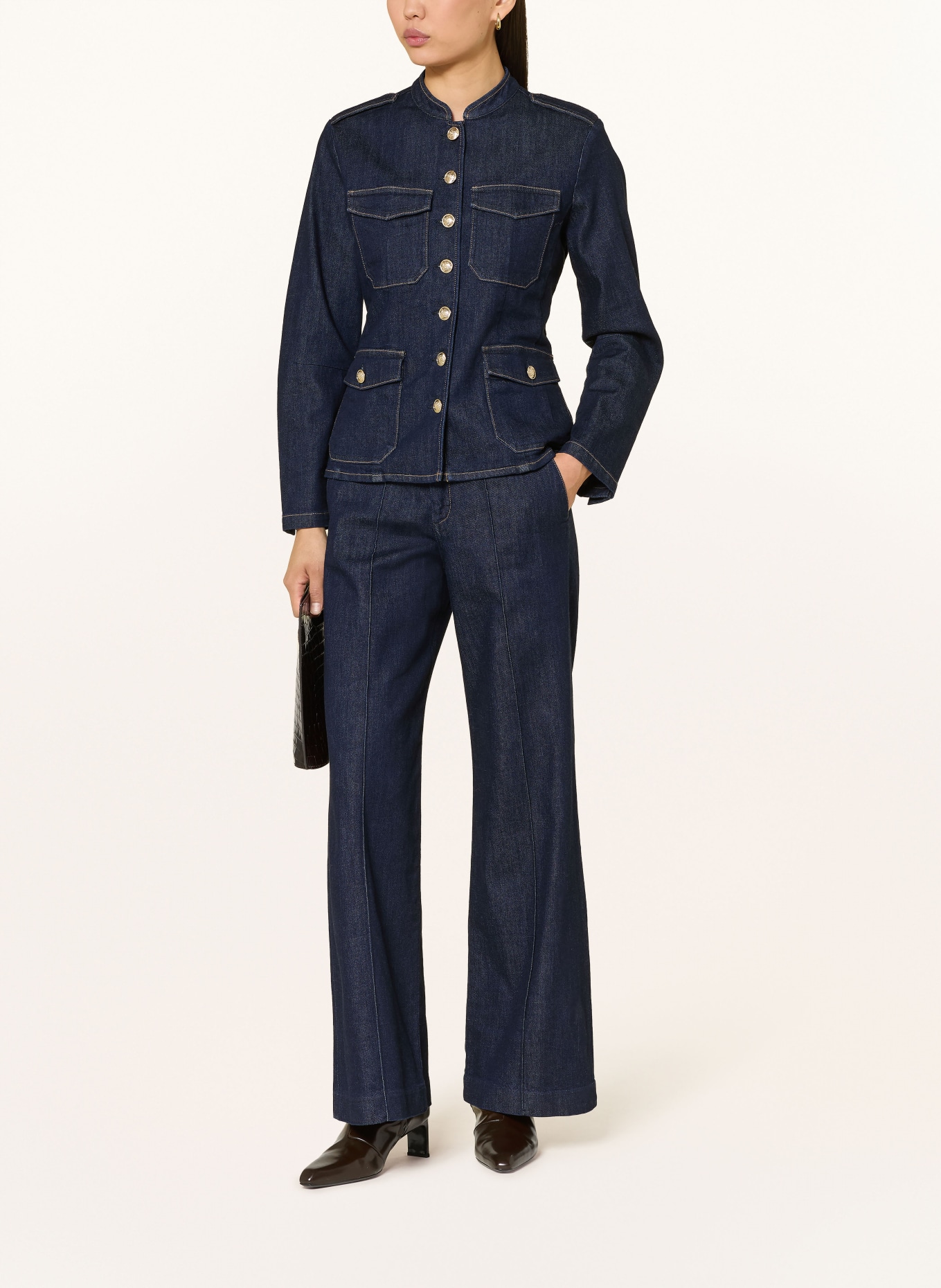 s.Oliver BLACK LABEL Wide Leg Jeans: 59Z8 BLUE