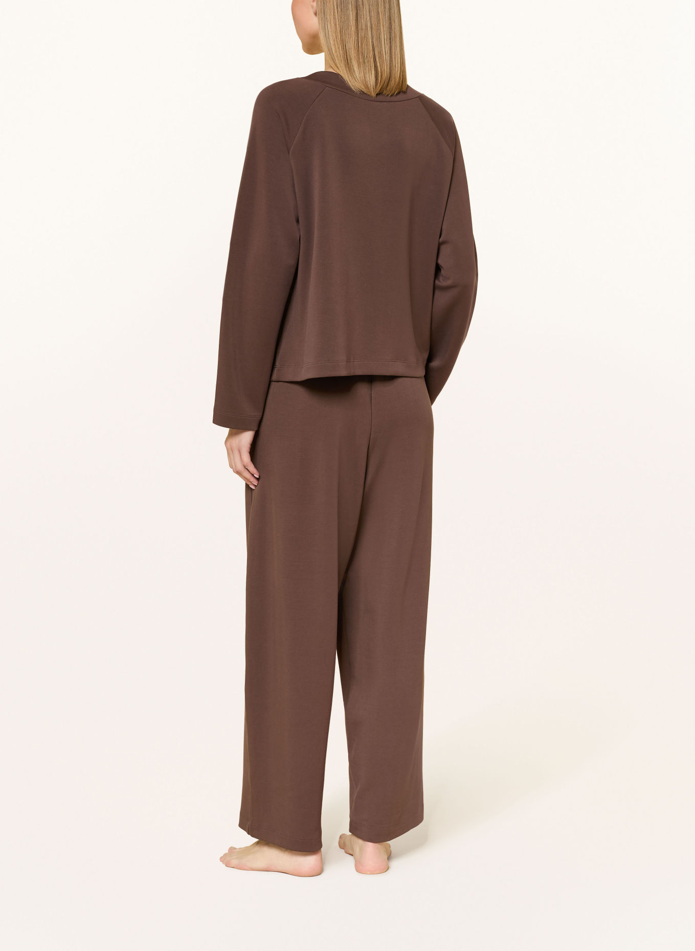 SCHIESSER Loungebroek MIX+RELAX: MARRON FONCÉ