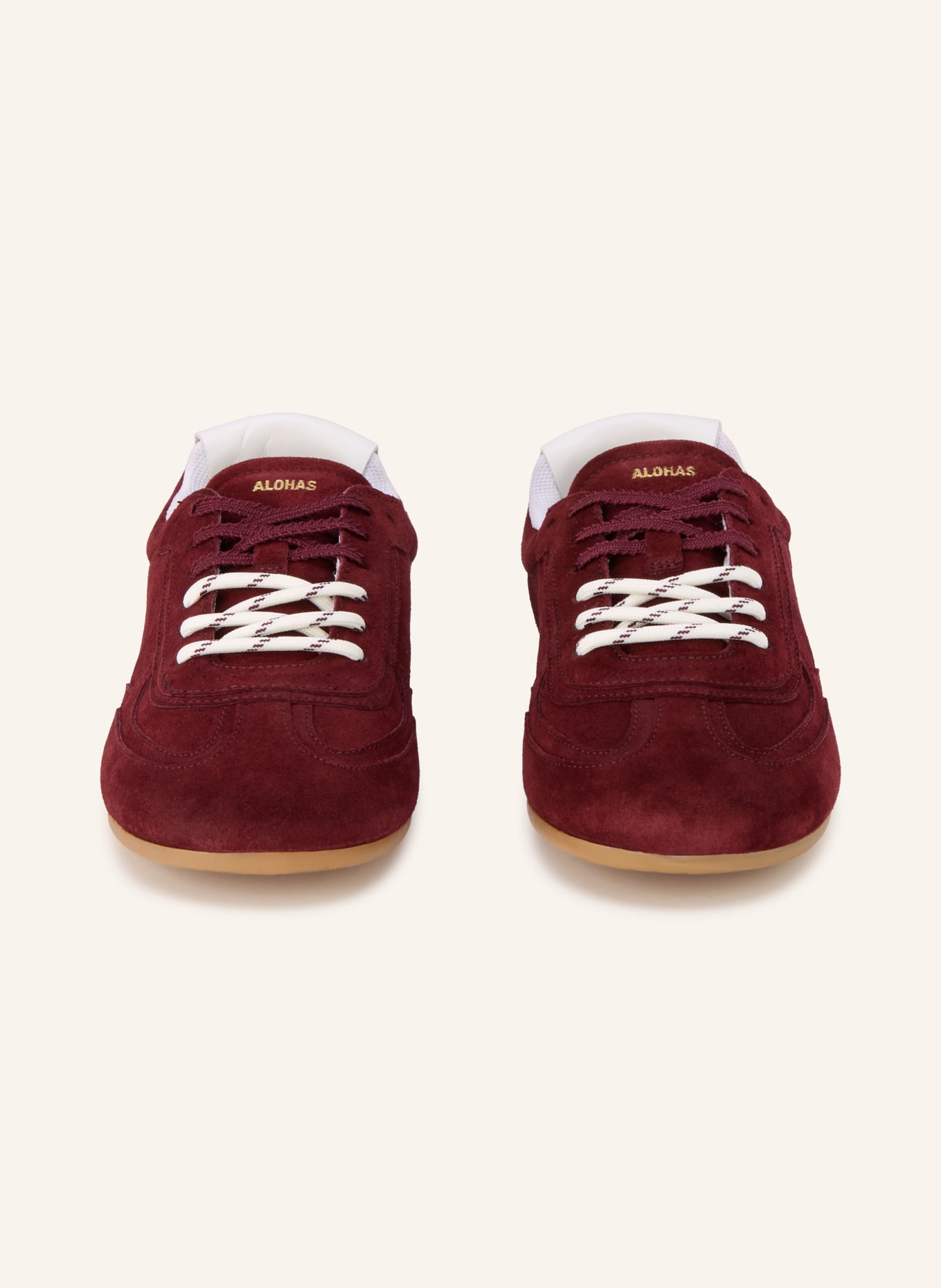 ALOHAS Sneaker TB.24: DONKERROOD / WIT