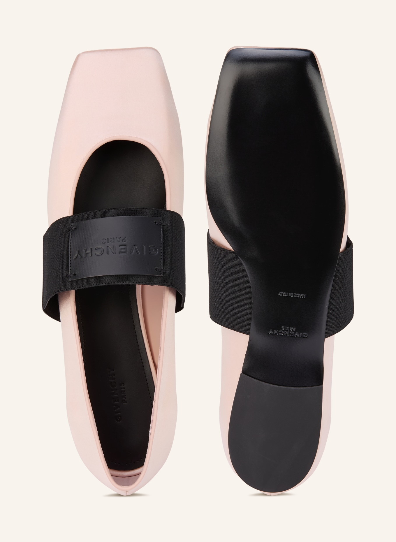 GIVENCHY Mary-Jane-Ballerinas: HELLROSA / SCHWARZ