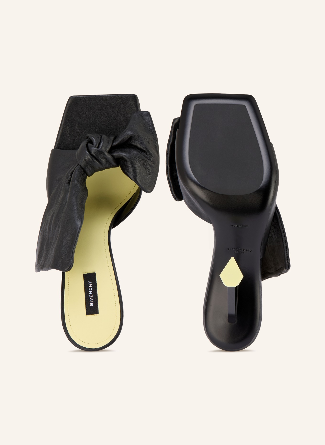 GIVENCHY Pantofle BOUDOIR: ČERNÁ