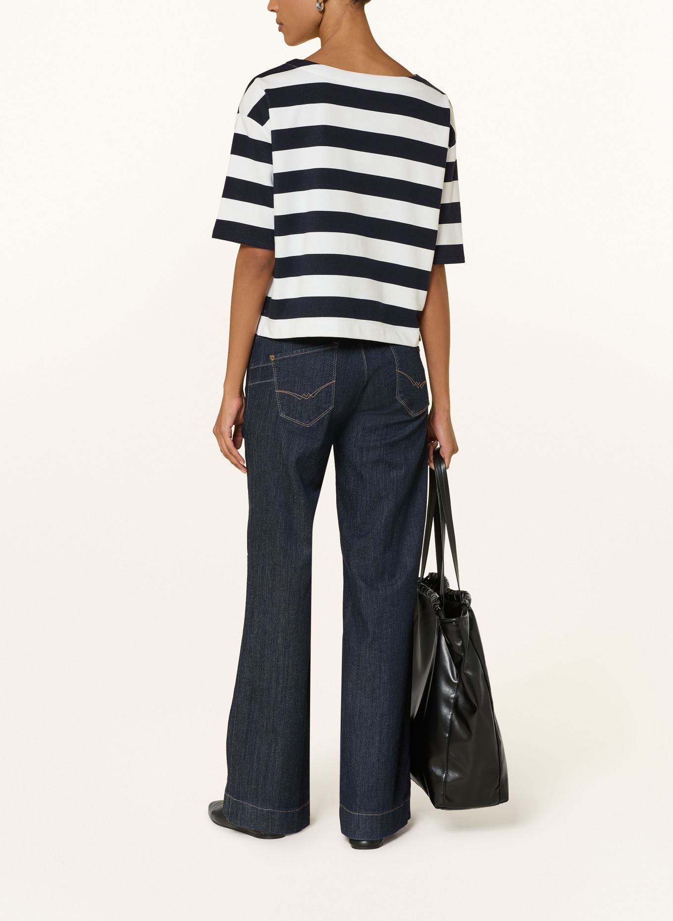 monari Mikina: TMAVĚ MODRÁ / BÍLÁ