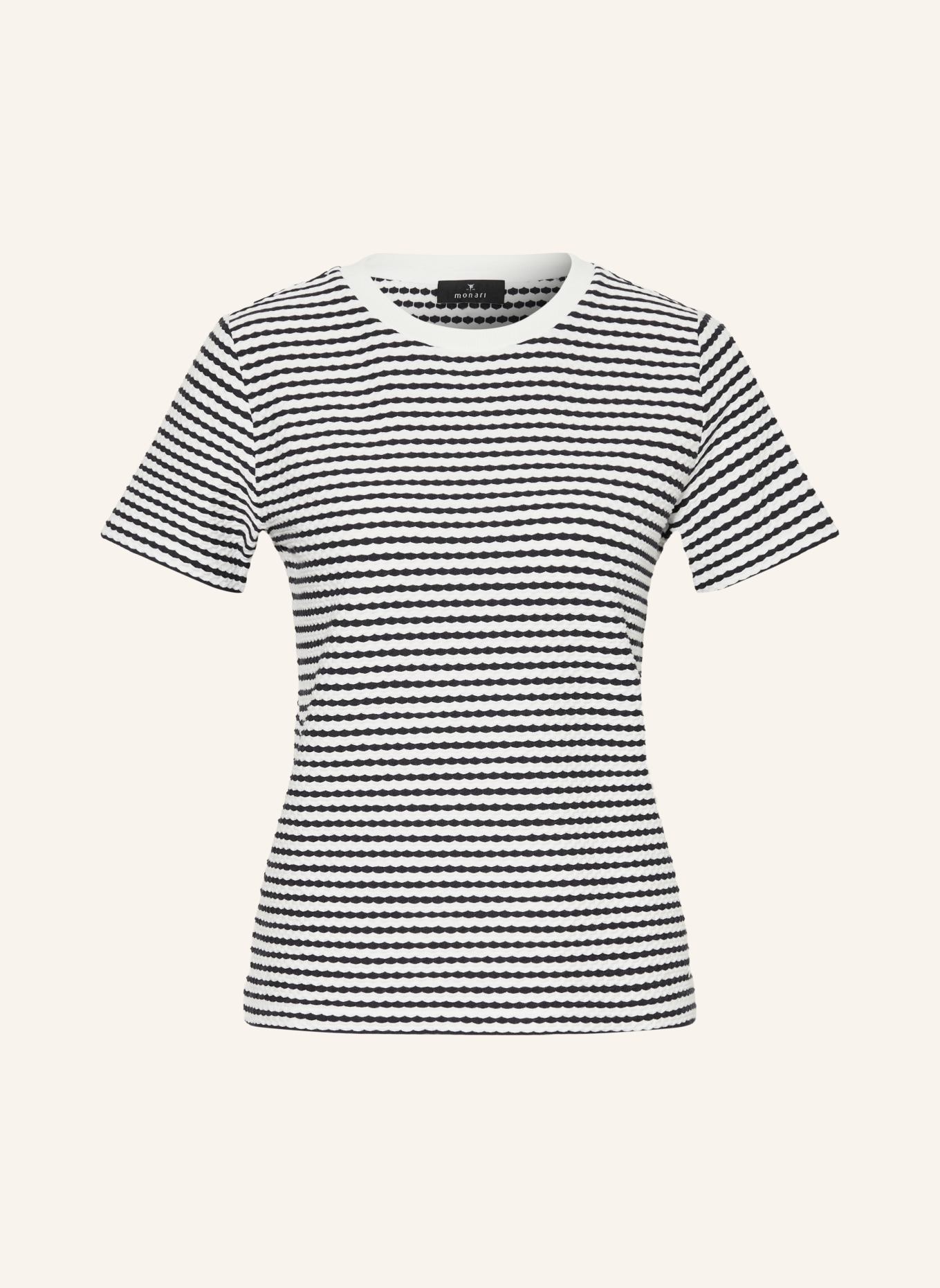 monari T-shirt: DARK BLUE / WHITE