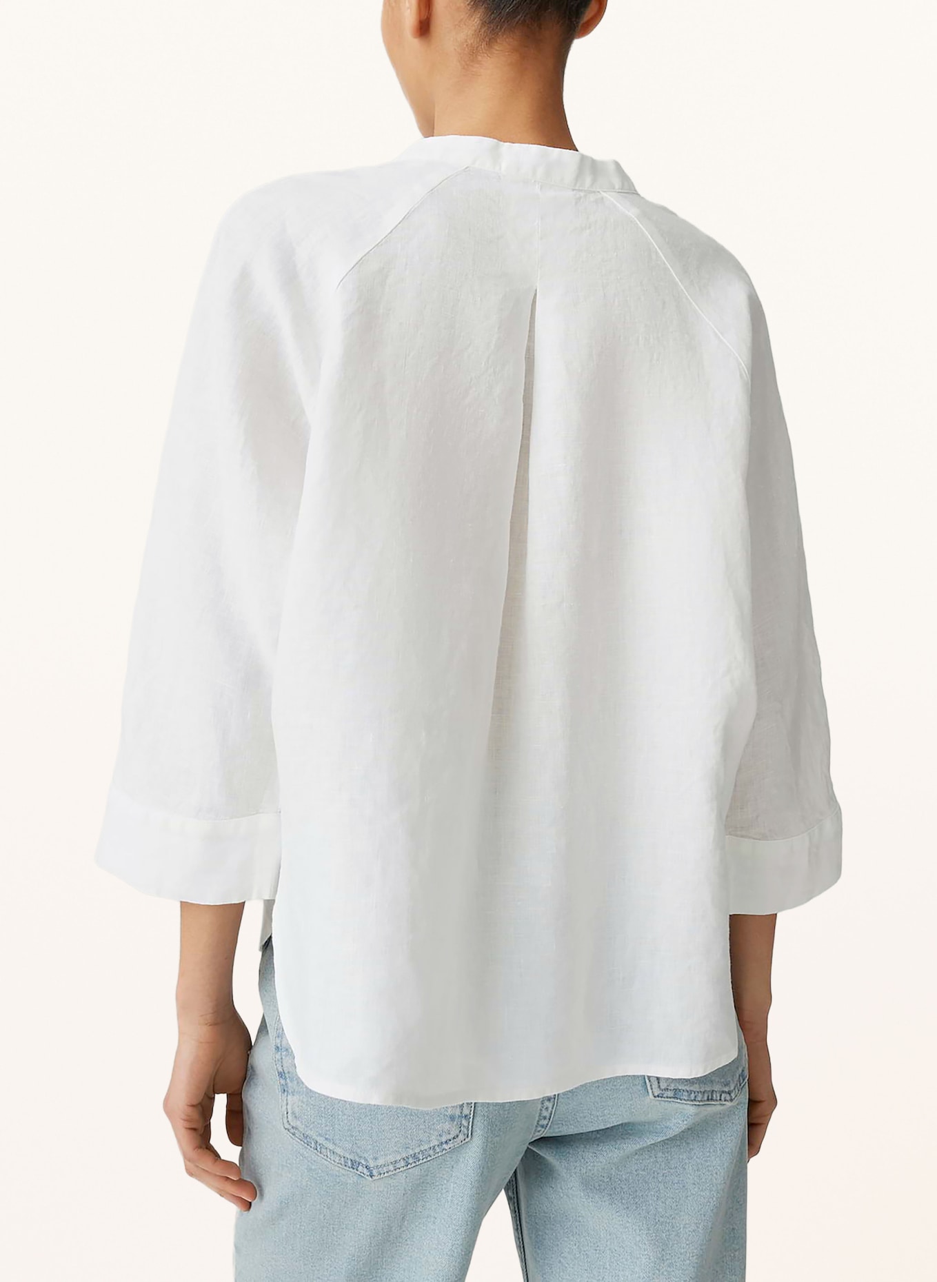 OPUS Blusenshirt FULIS aus Leinen mit 3/4-Arm: ECRU