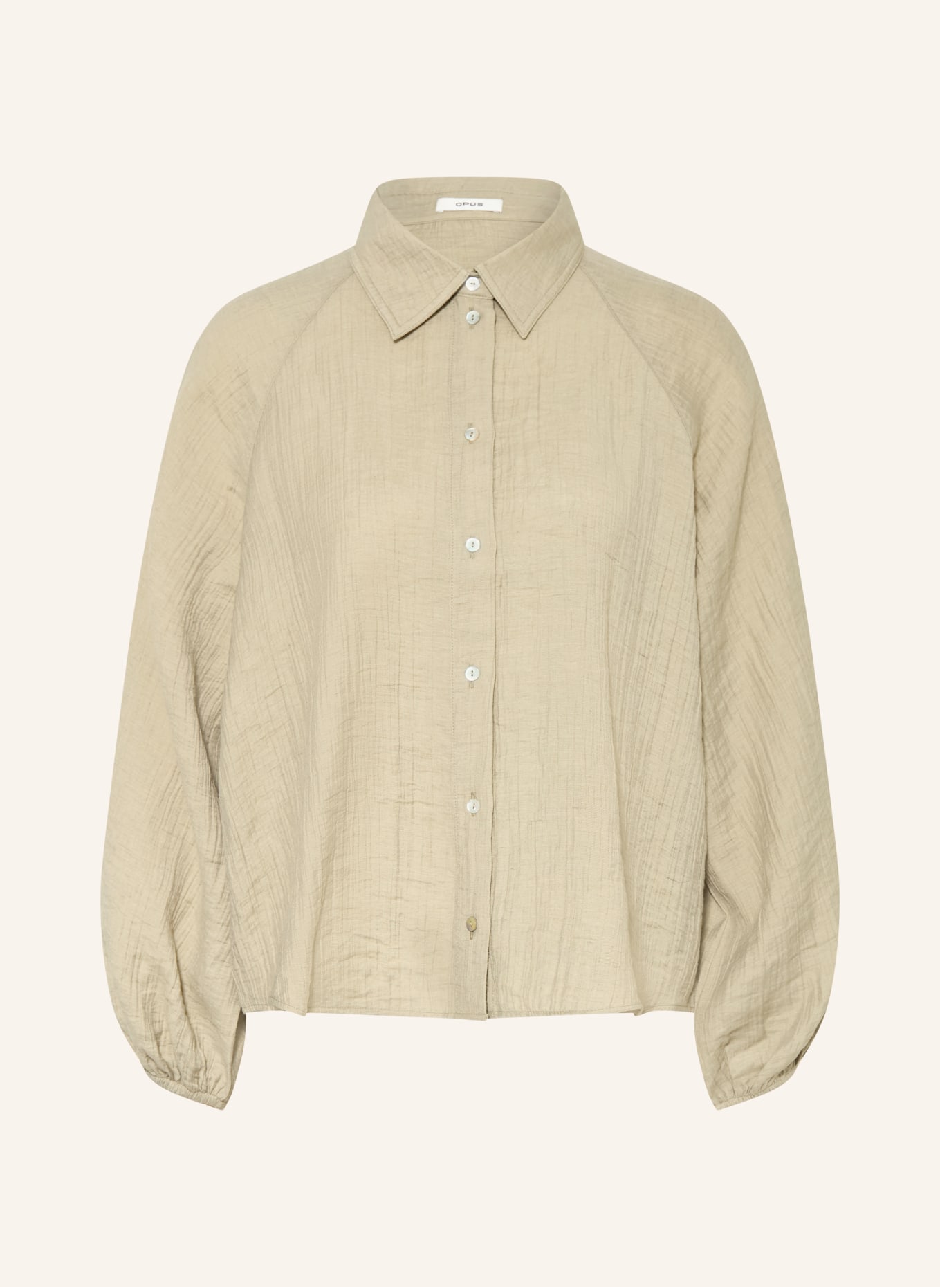 OPUS Hemdbluse FRAMATICA: HELLGRÜN