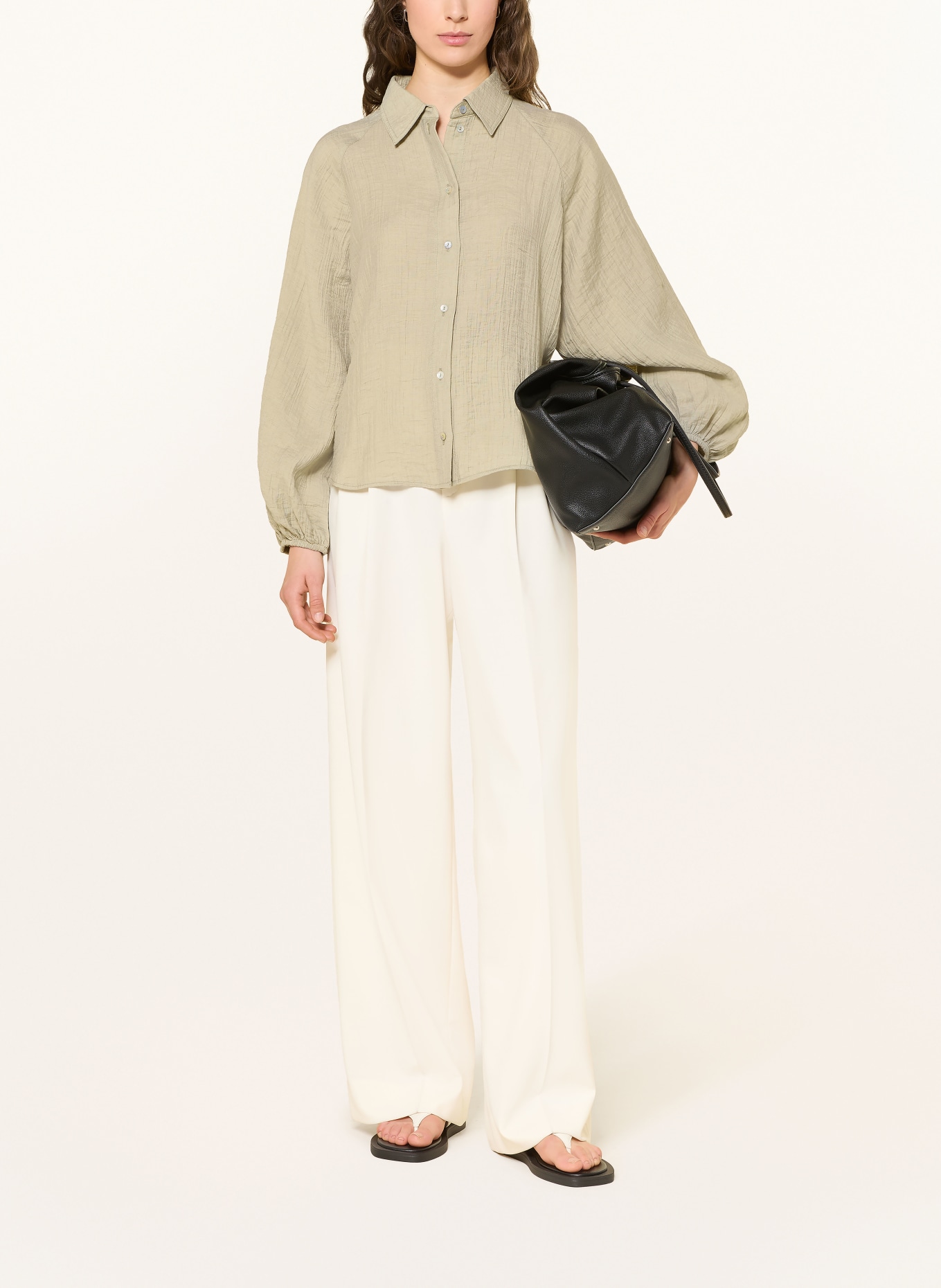 OPUS Hemdbluse FRAMATICA: HELLGRÜN