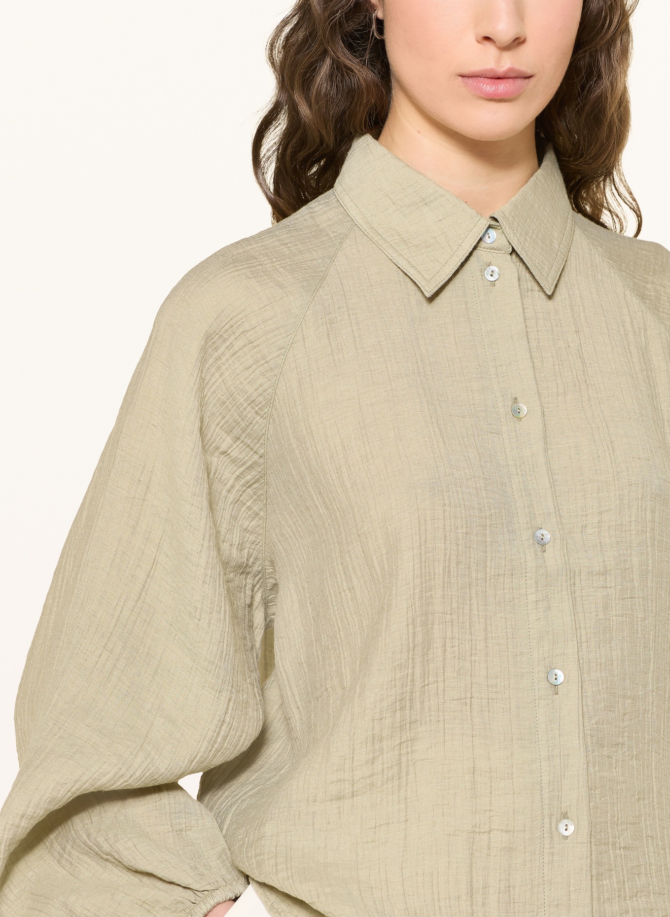 OPUS Hemdbluse FRAMATICA: HELLGRÜN