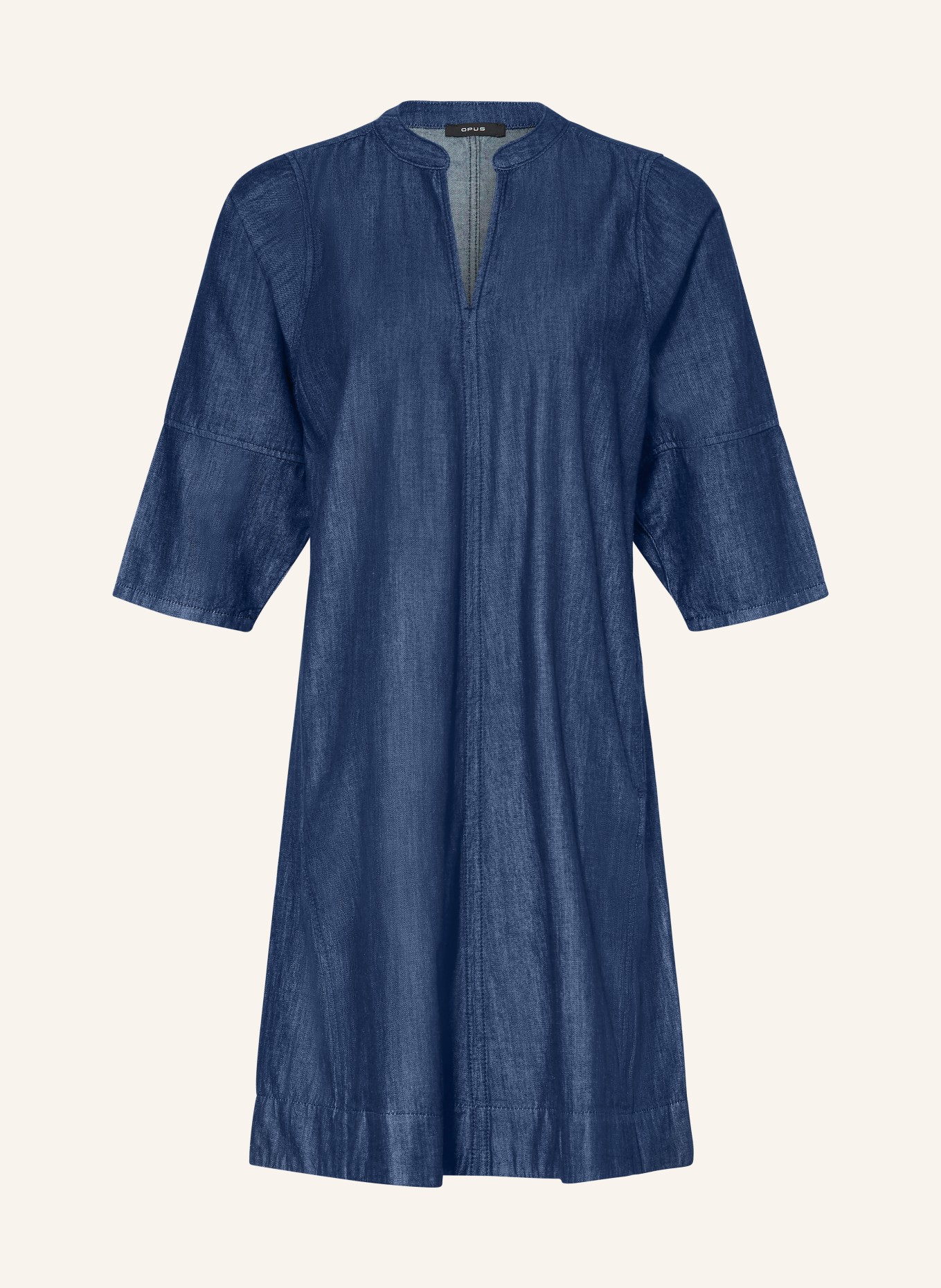 OPUS Jeanskleid WONEMA mit 3/4-Arm: DUNKELBLAU